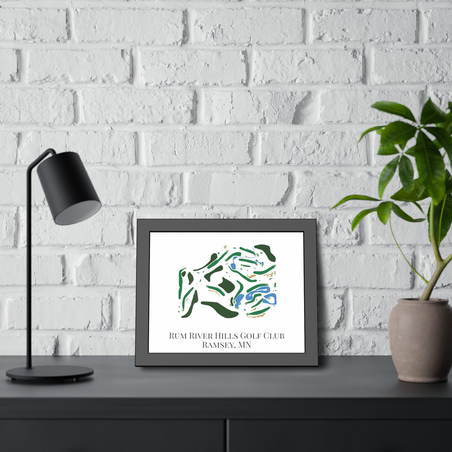 Rum River Hills Golf Club Framed Print