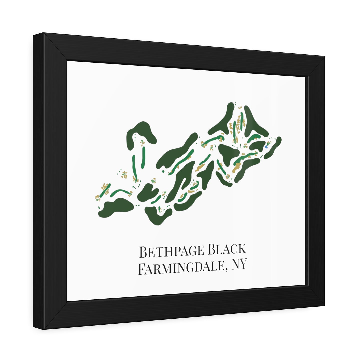 Bethpage Black Framed Print