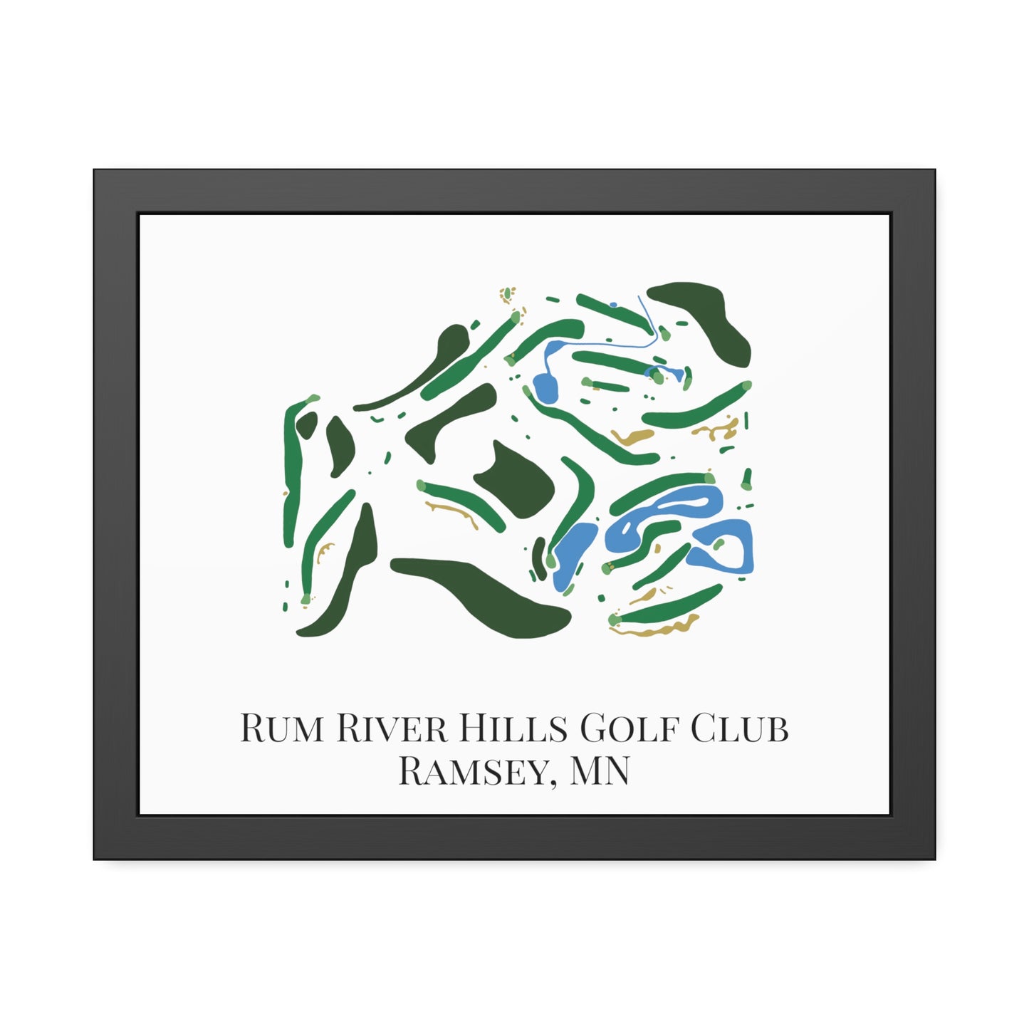 Rum River Hills Golf Club Framed Print