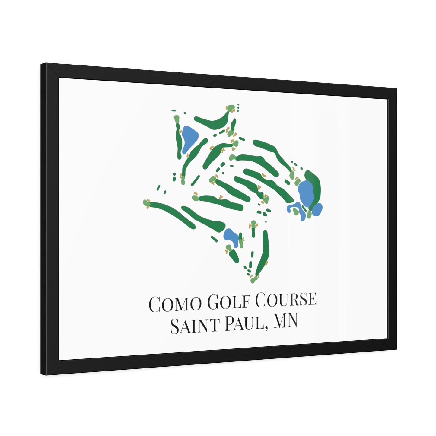 Como Golf Course Framed Print