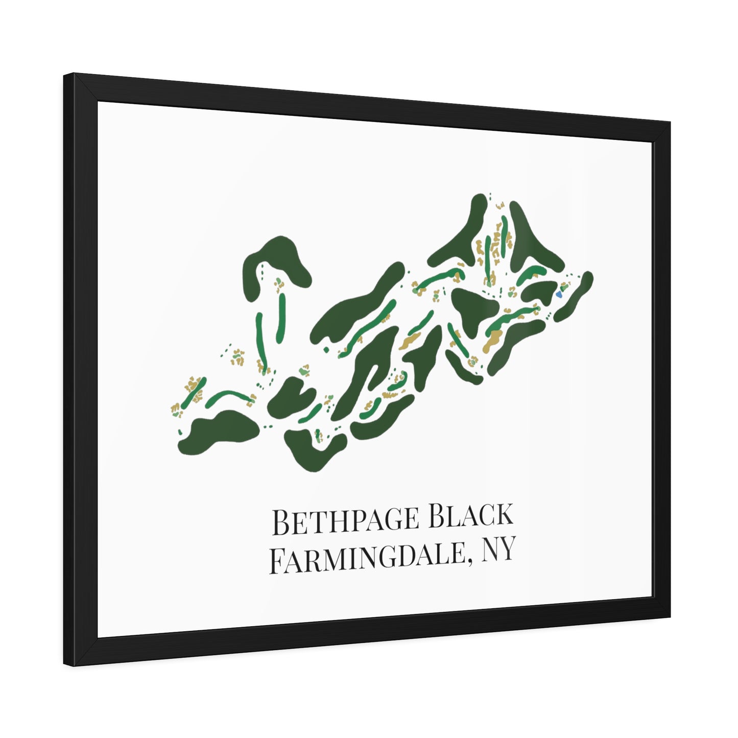 Bethpage Black Framed Print
