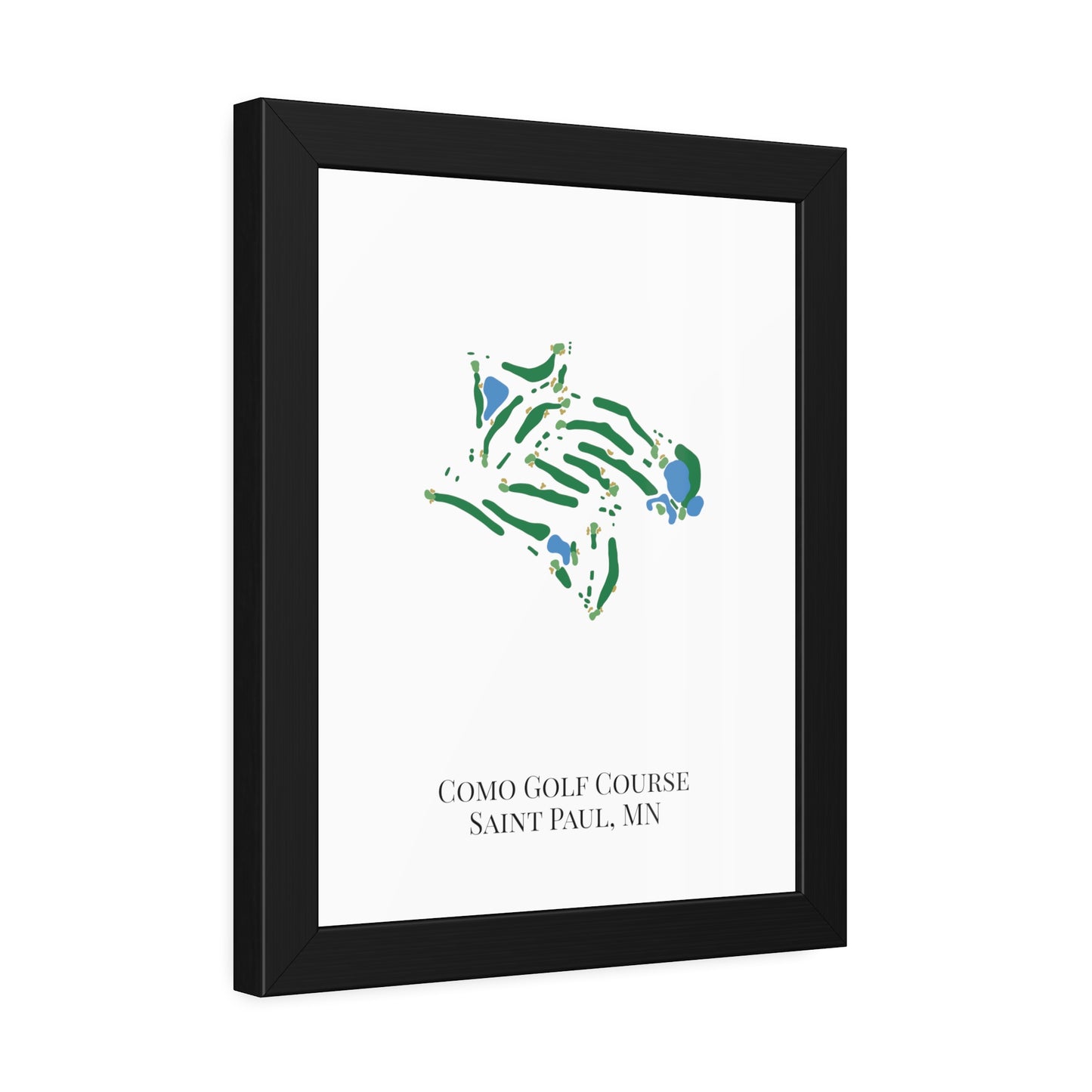 Como Golf Course Framed Print