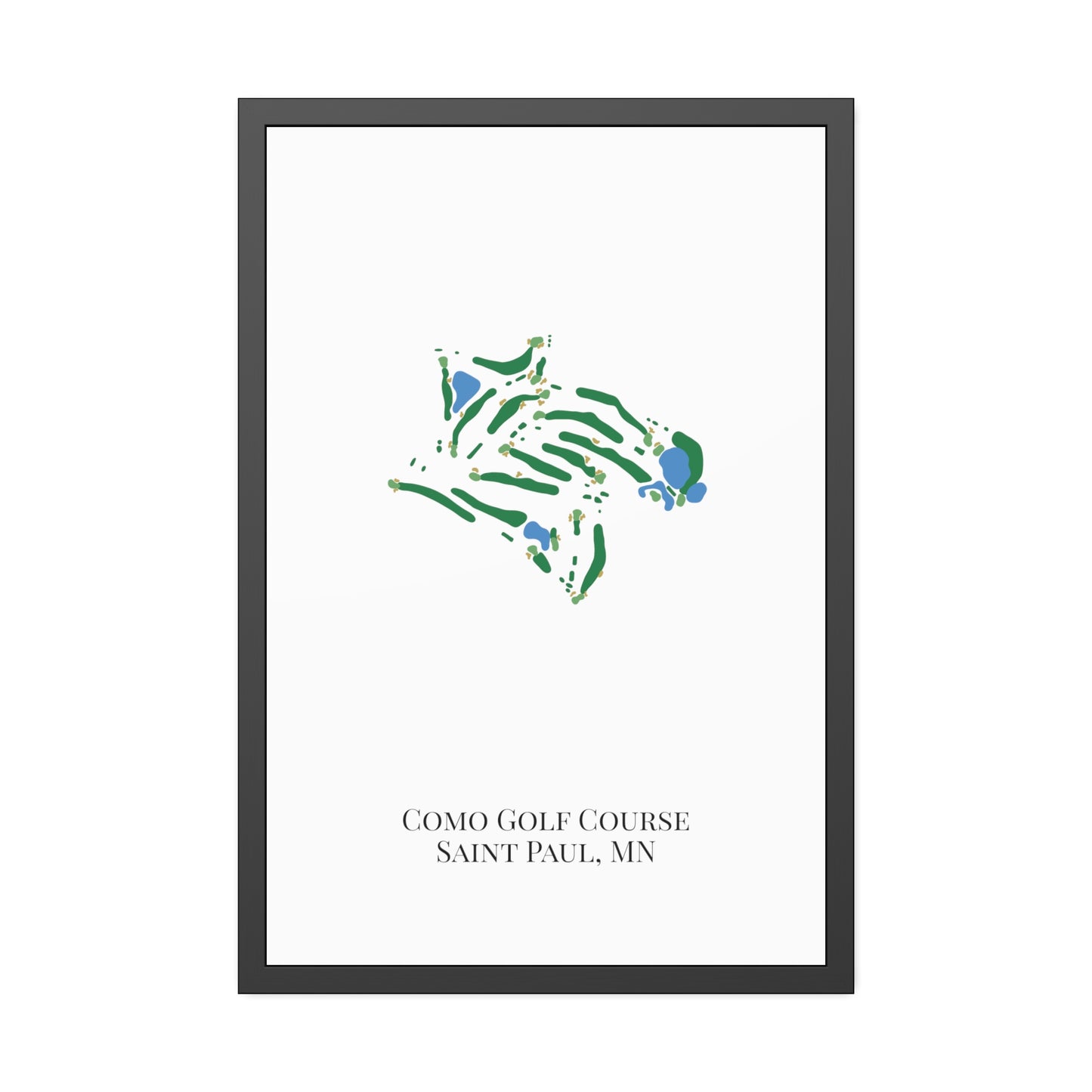 Como Golf Course Framed Print