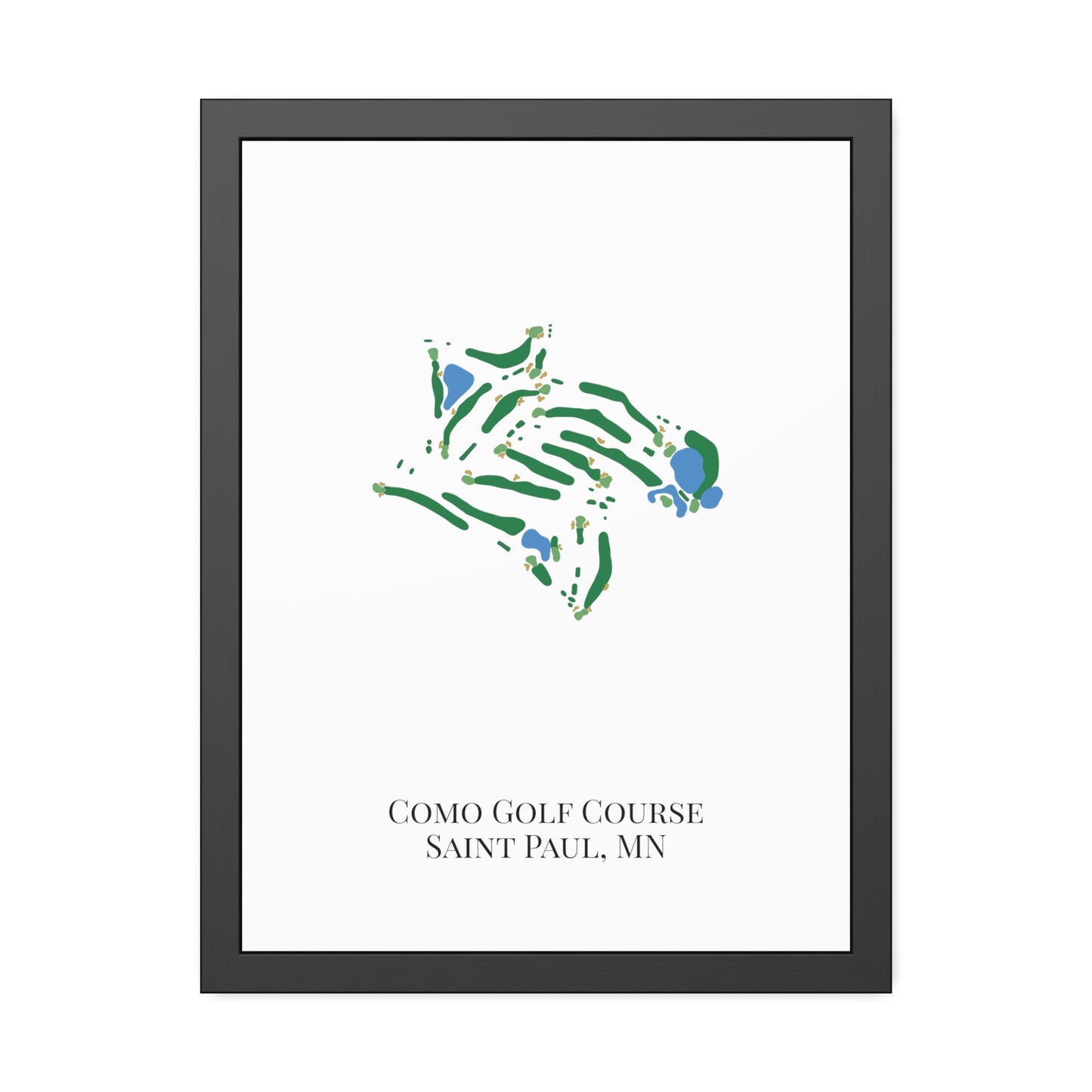Como Golf Course Framed Print