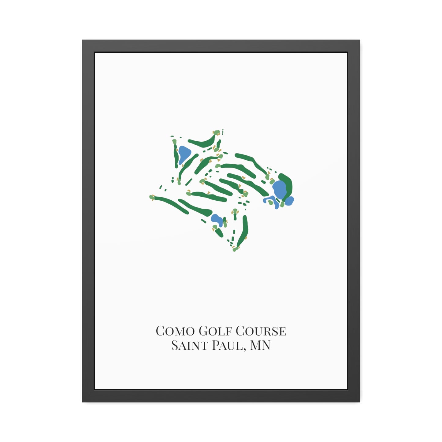 Como Golf Course Framed Print