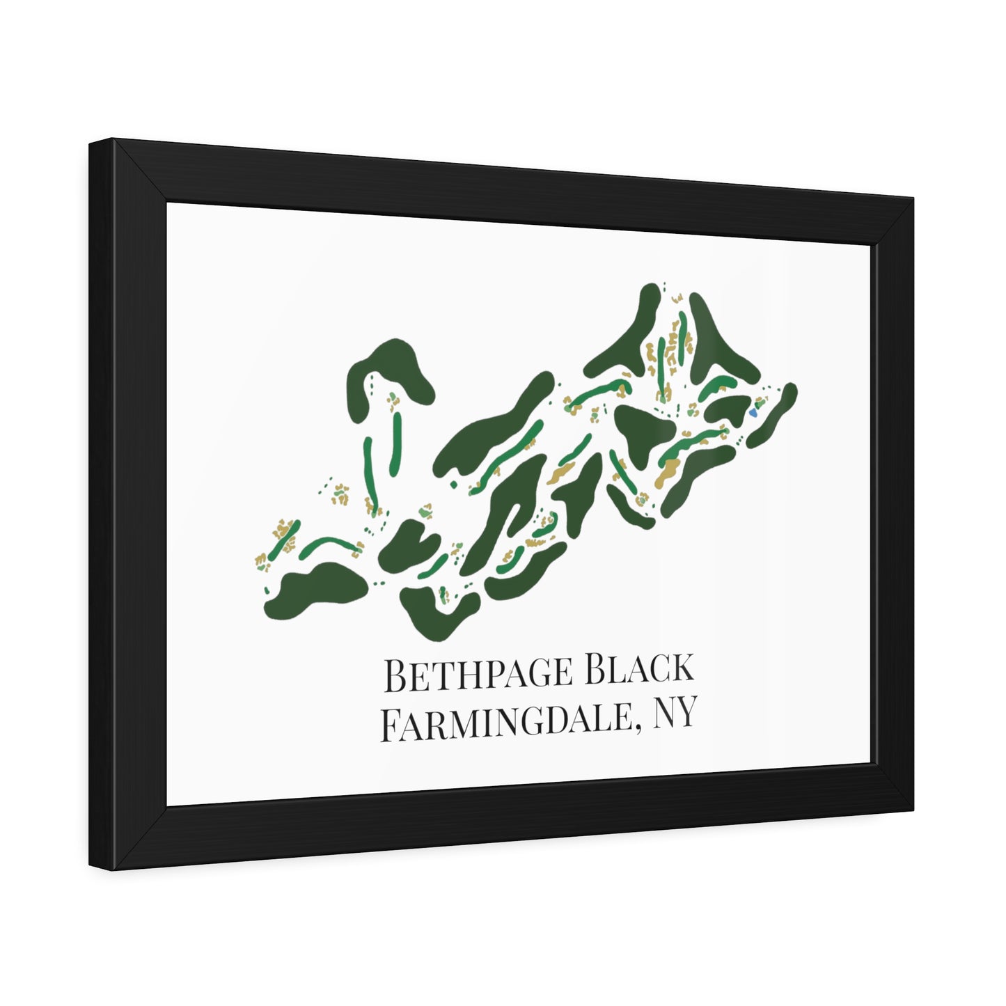 Bethpage Black Framed Print