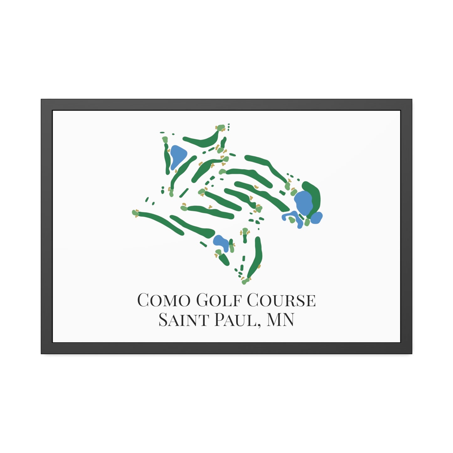 Como Golf Course Framed Print