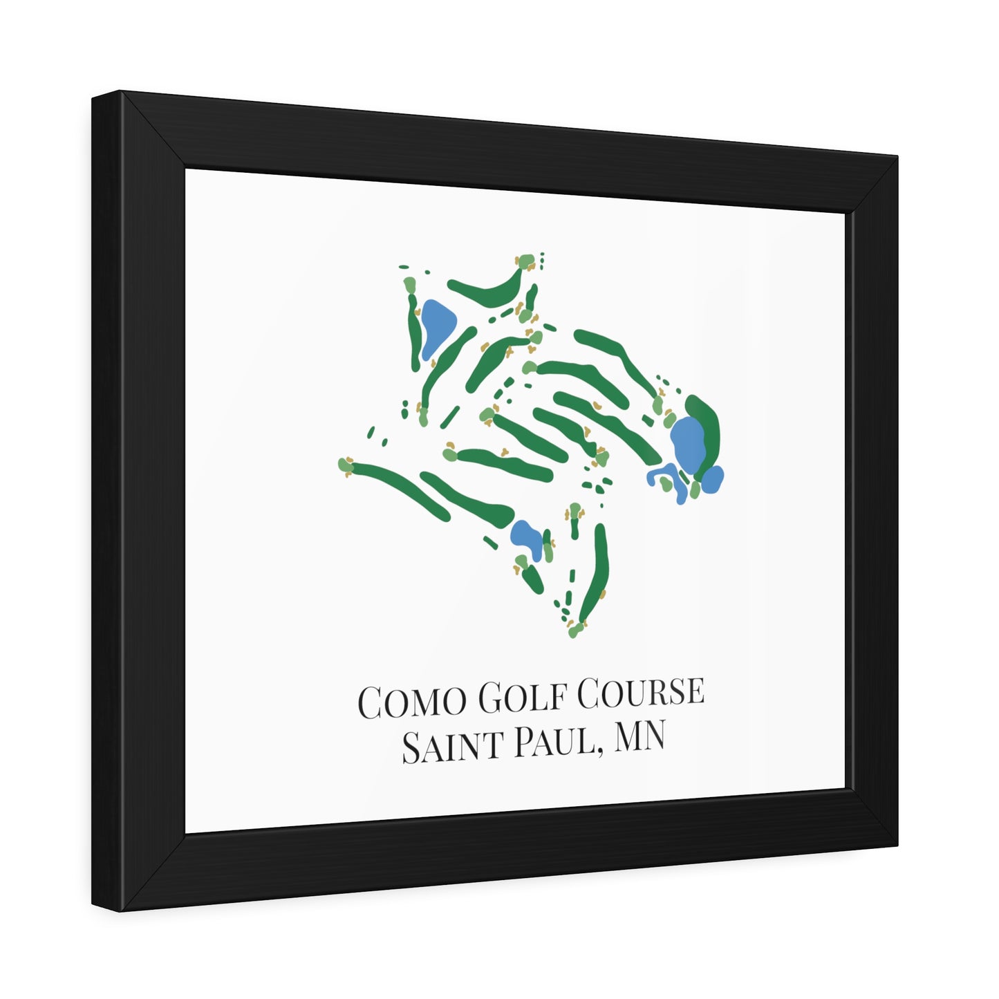 Como Golf Course Framed Print