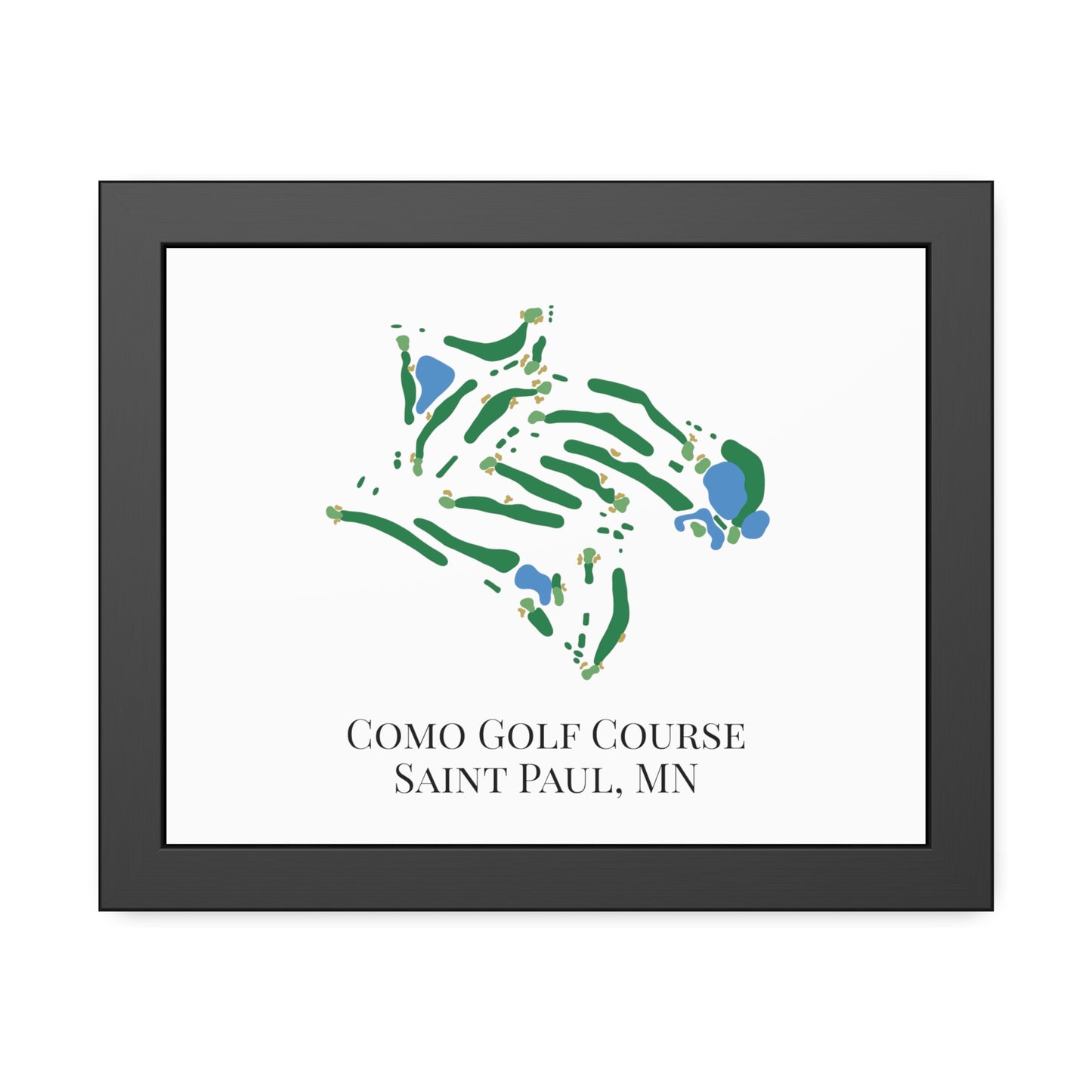 Como Golf Course Framed Print