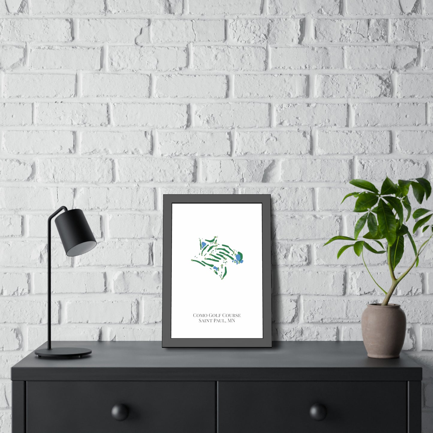 Como Golf Course Framed Print