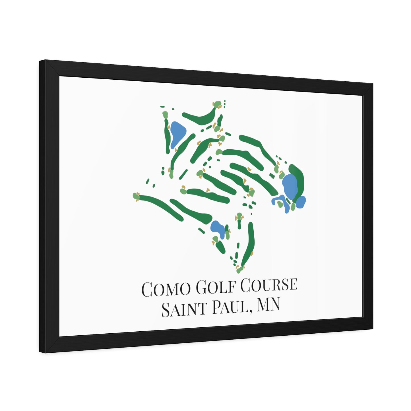 Como Golf Course Framed Print