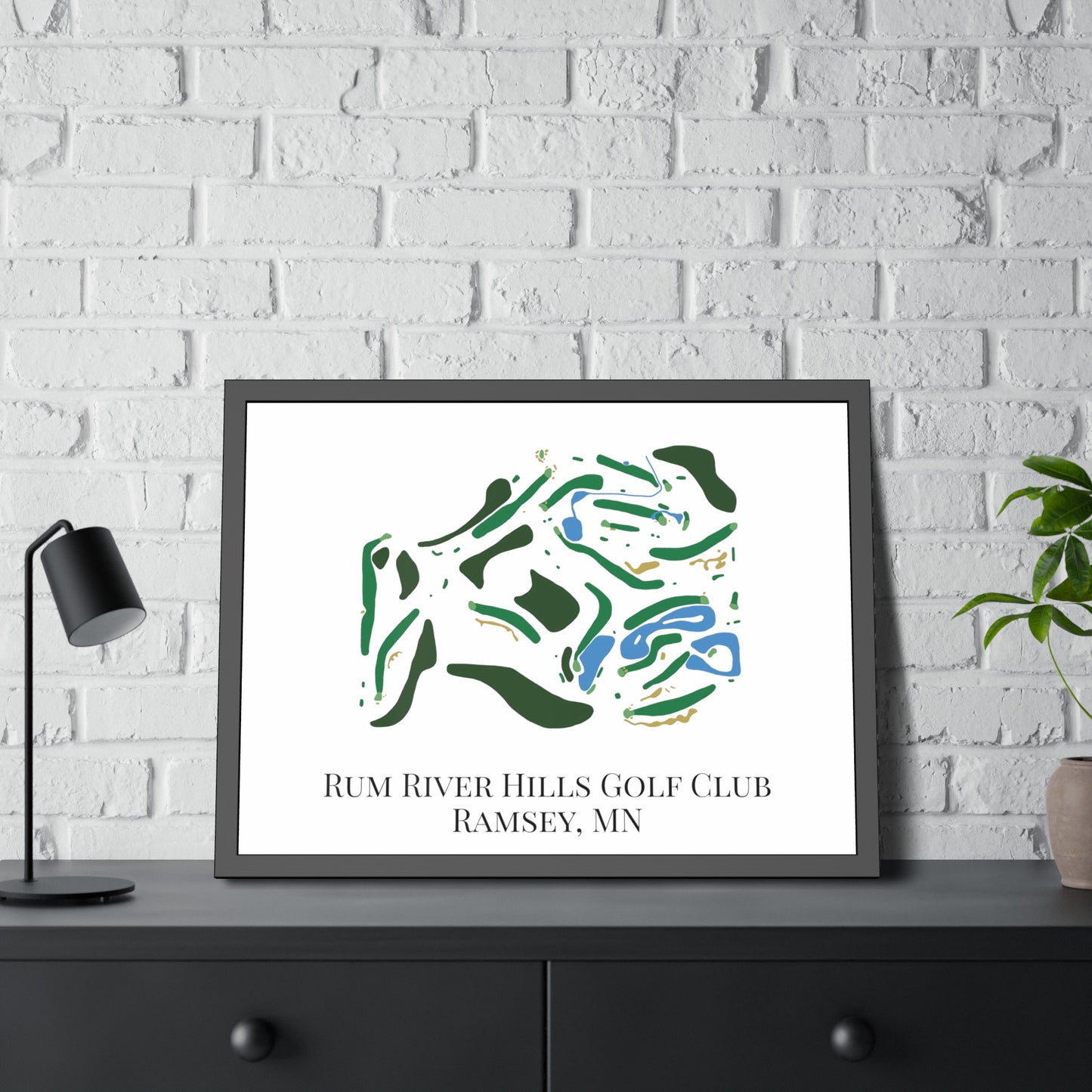 Rum River Hills Golf Club Framed Print