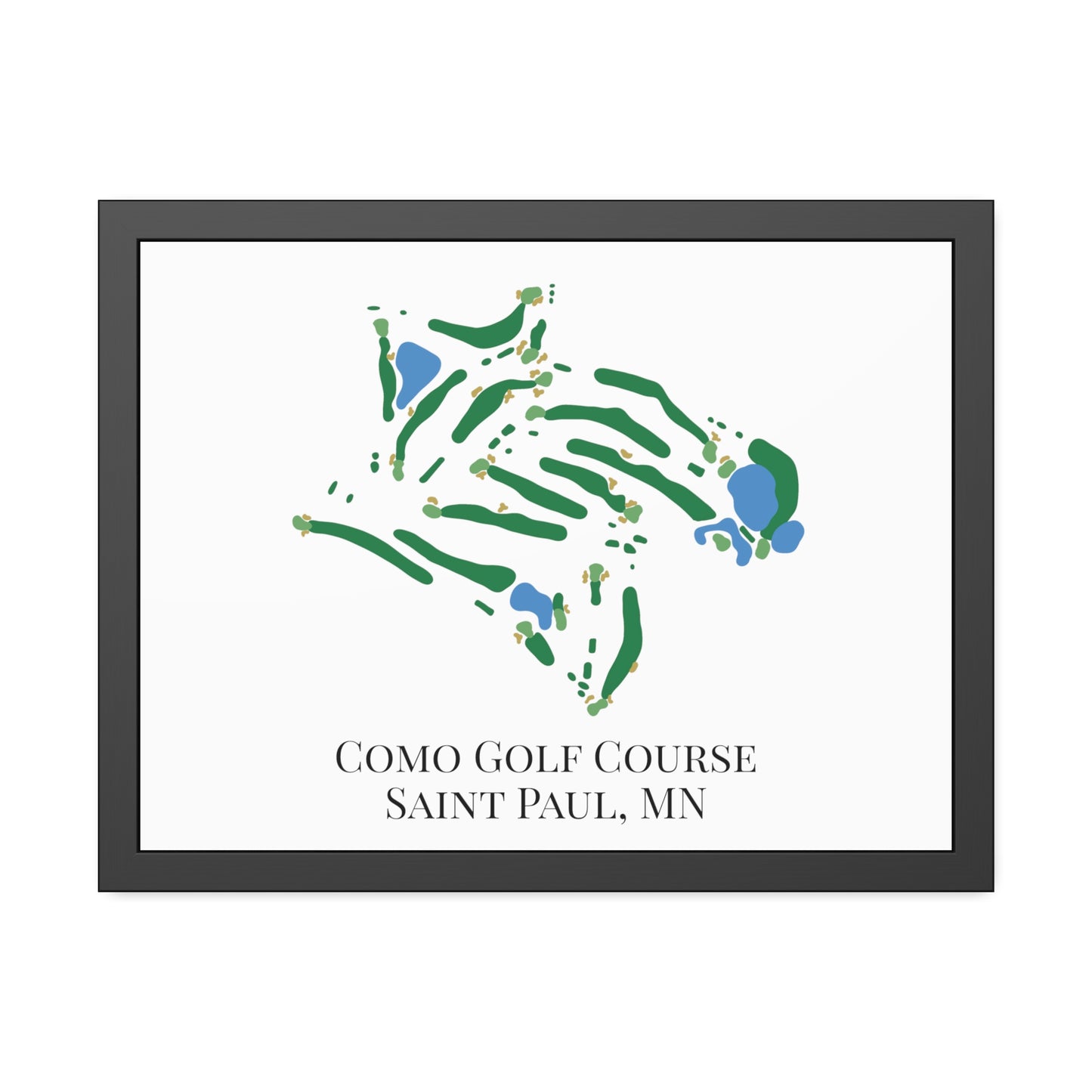 Como Golf Course Framed Print