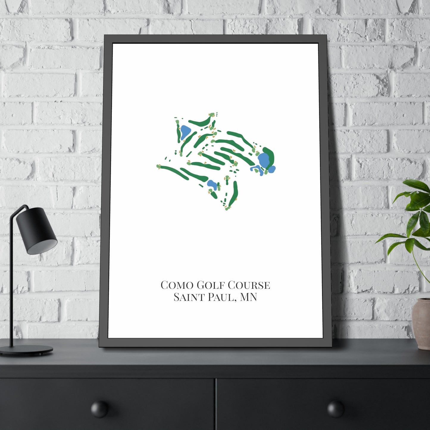 Como Golf Course Framed Print
