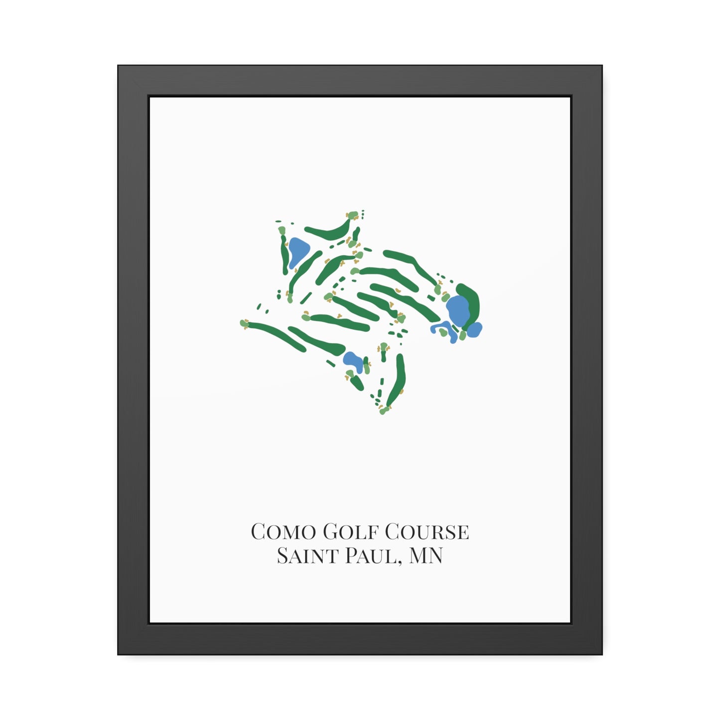 Como Golf Course Framed Print