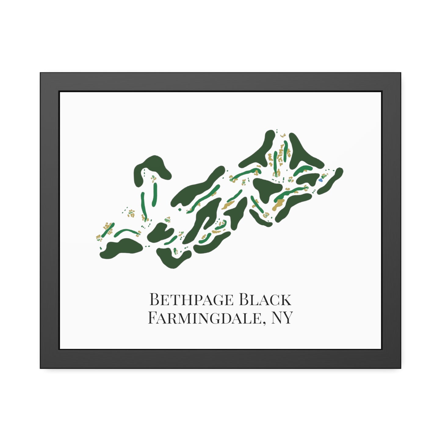 Bethpage Black Framed Print