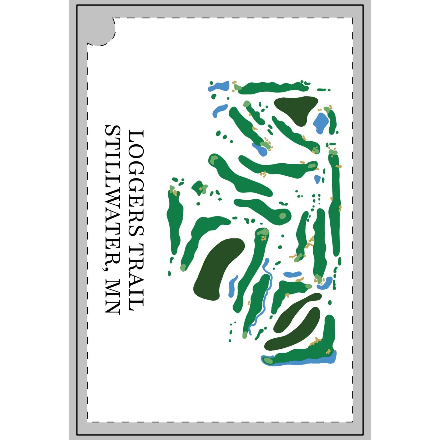 Loggers Trail Golf Towel