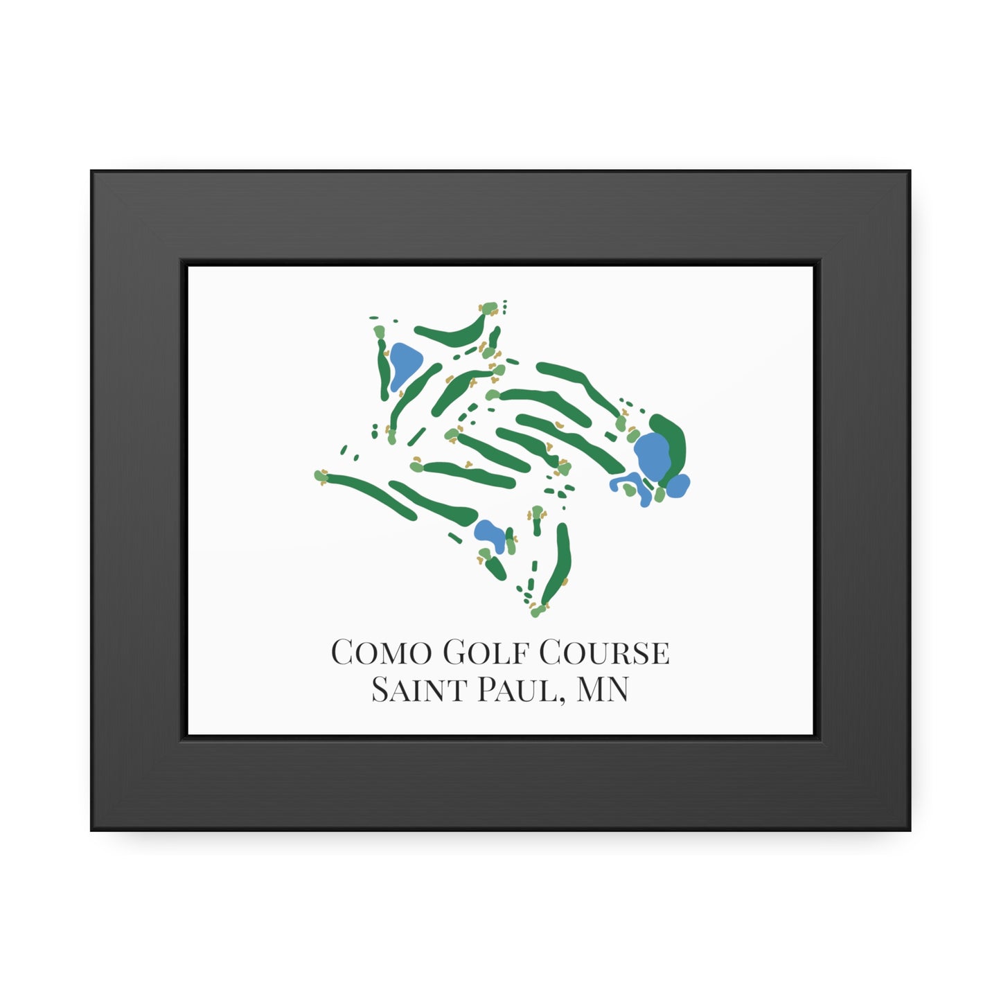 Como Golf Course Framed Print