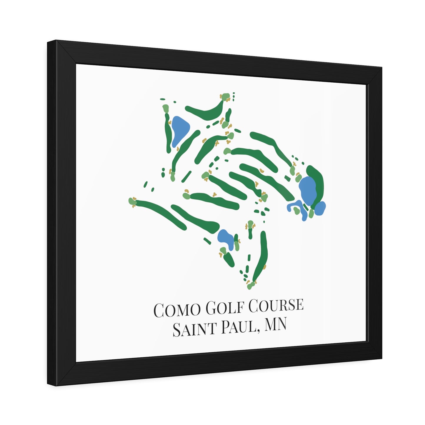 Como Golf Course Framed Print