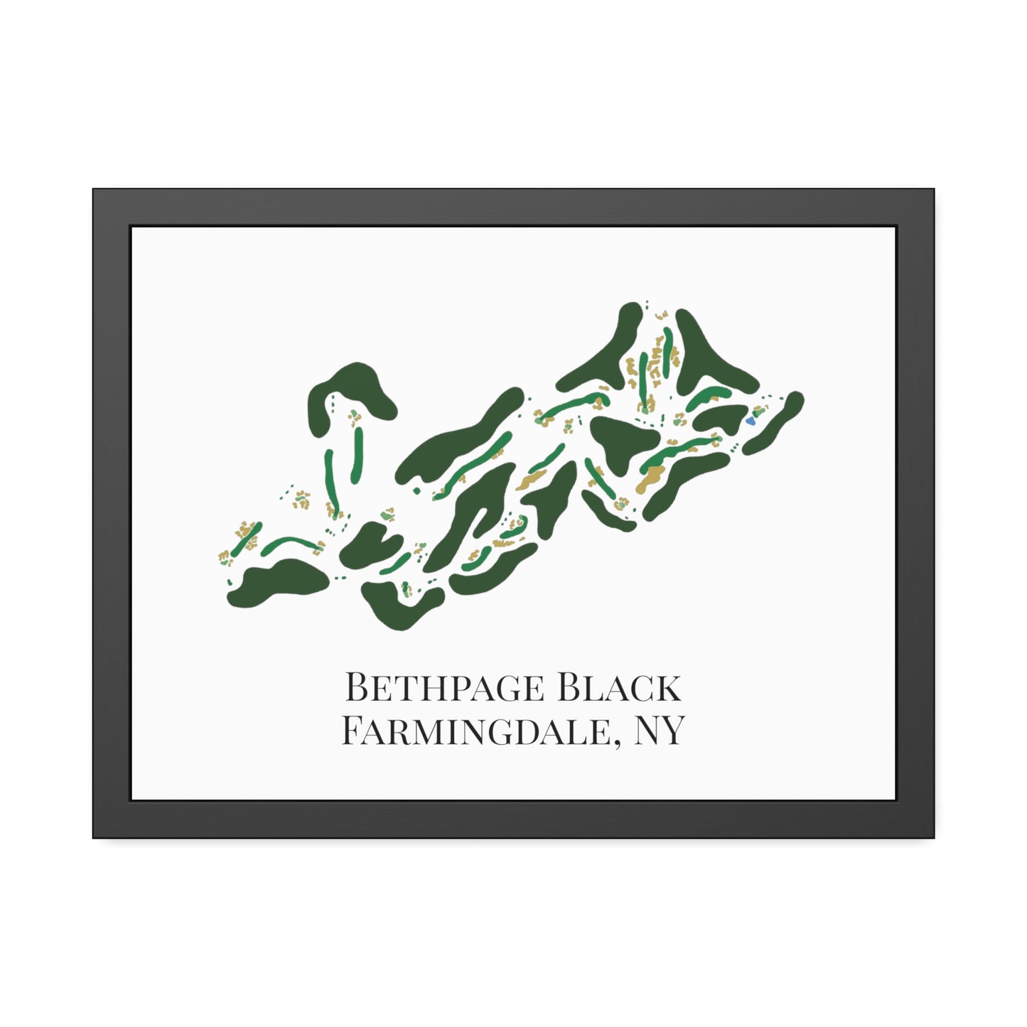 Bethpage Black Framed Print