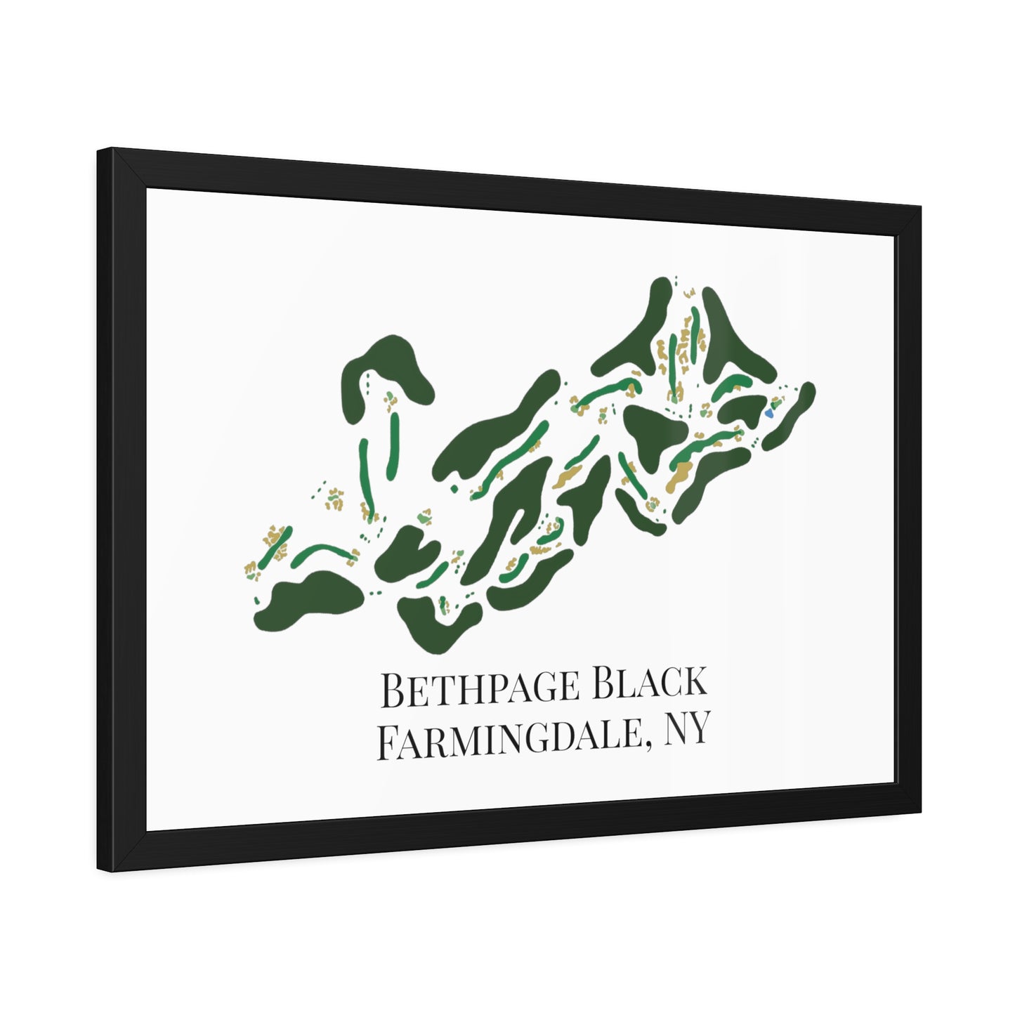Bethpage Black Framed Print