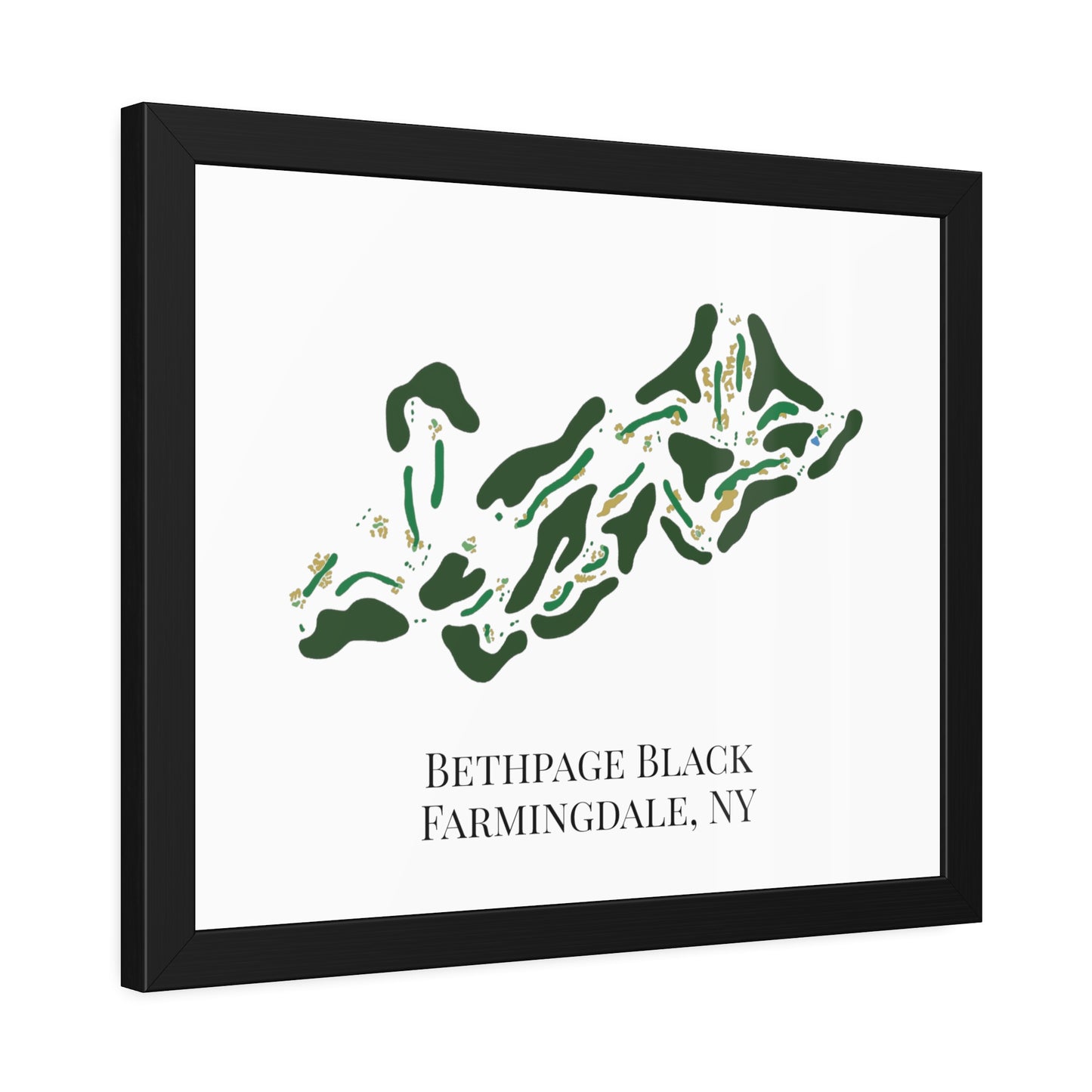 Bethpage Black Framed Print
