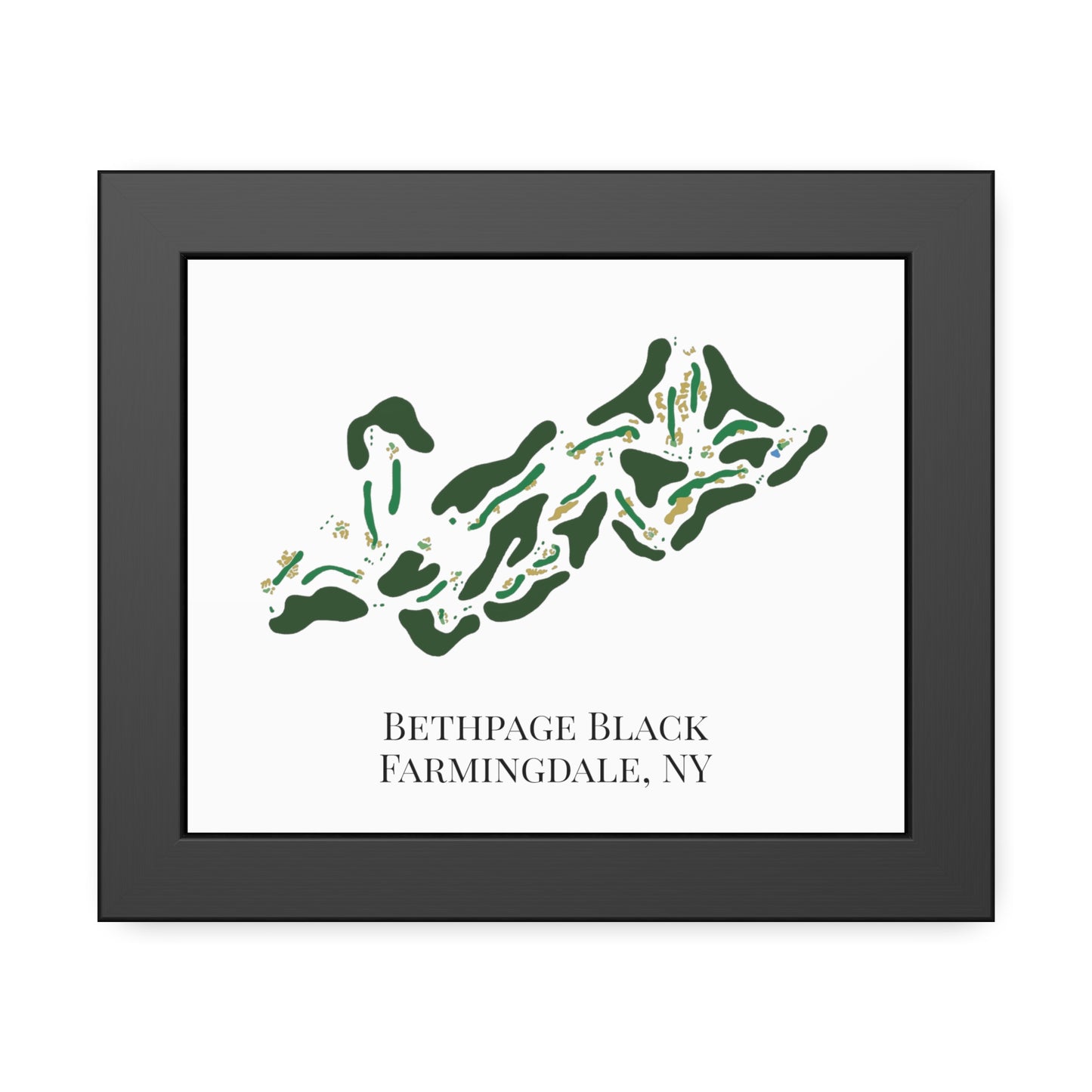 Bethpage Black Framed Print