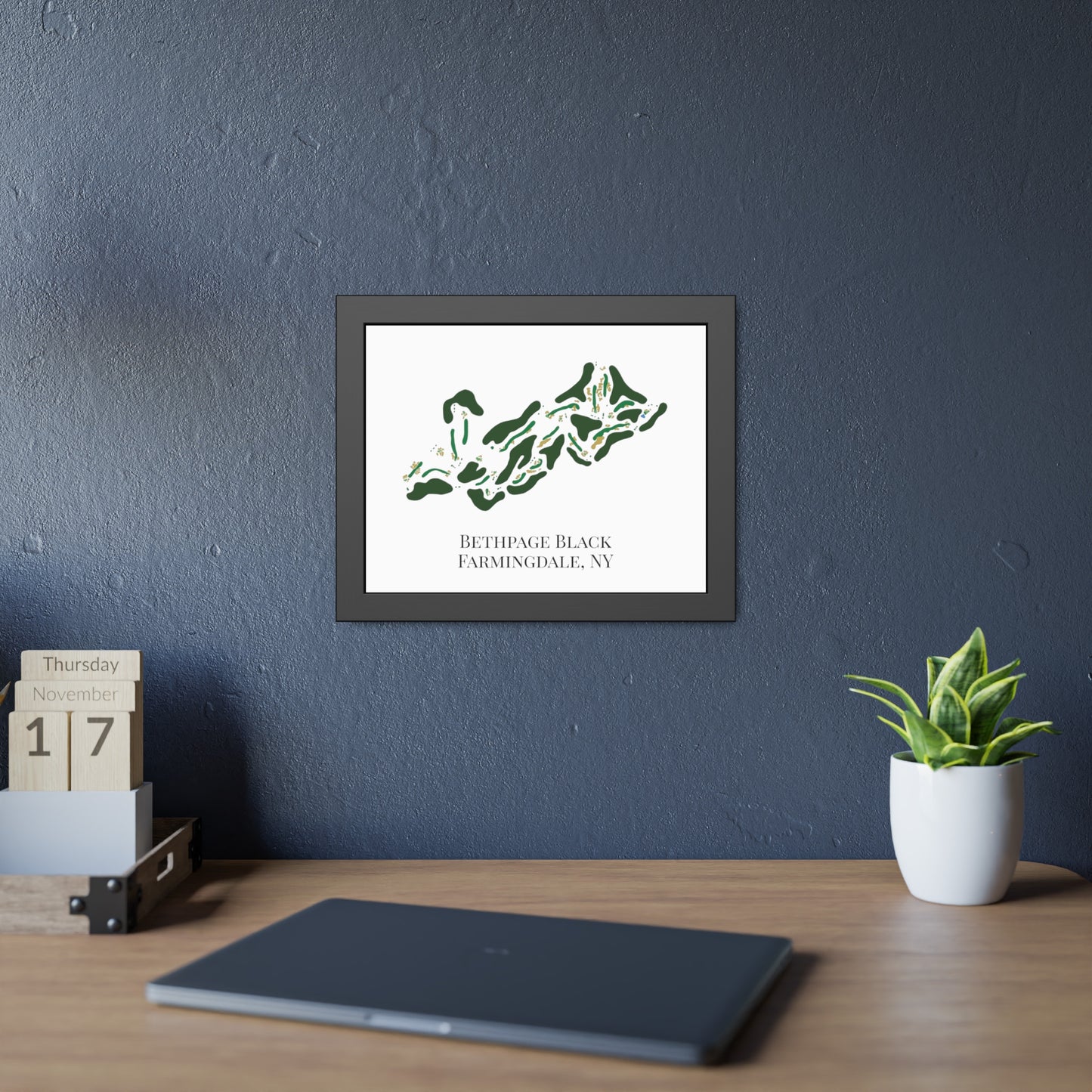 Bethpage Black Framed Print