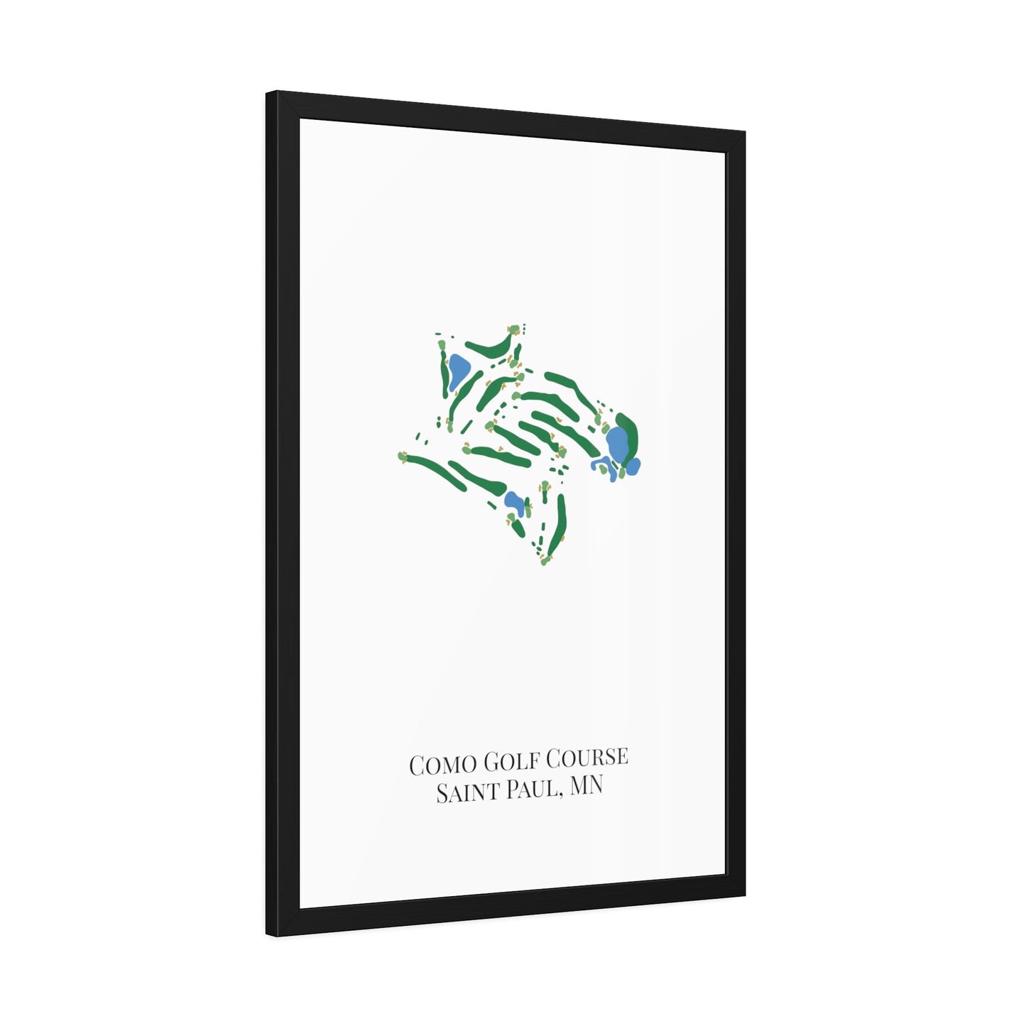 Como Golf Course Framed Print
