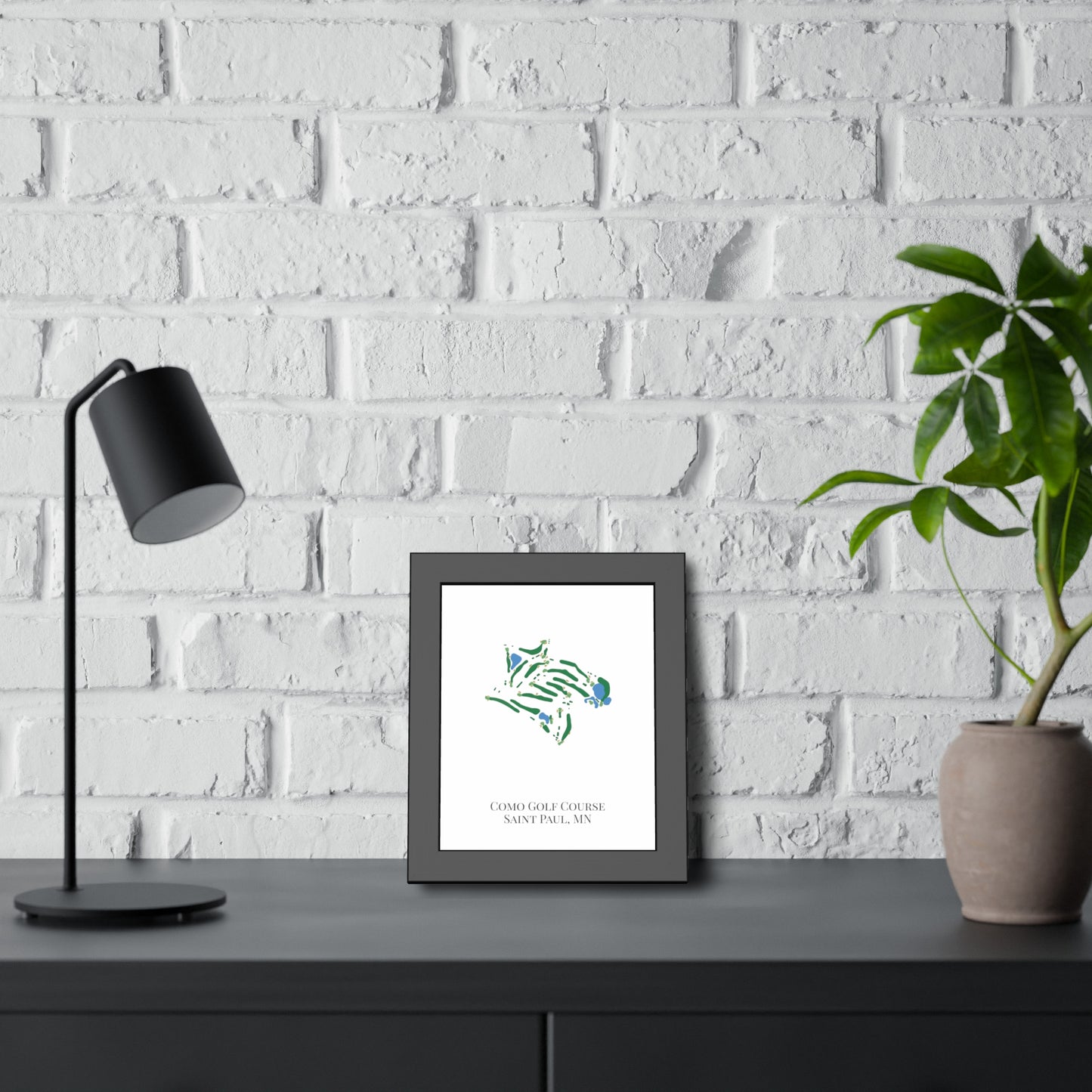Como Golf Course Framed Print