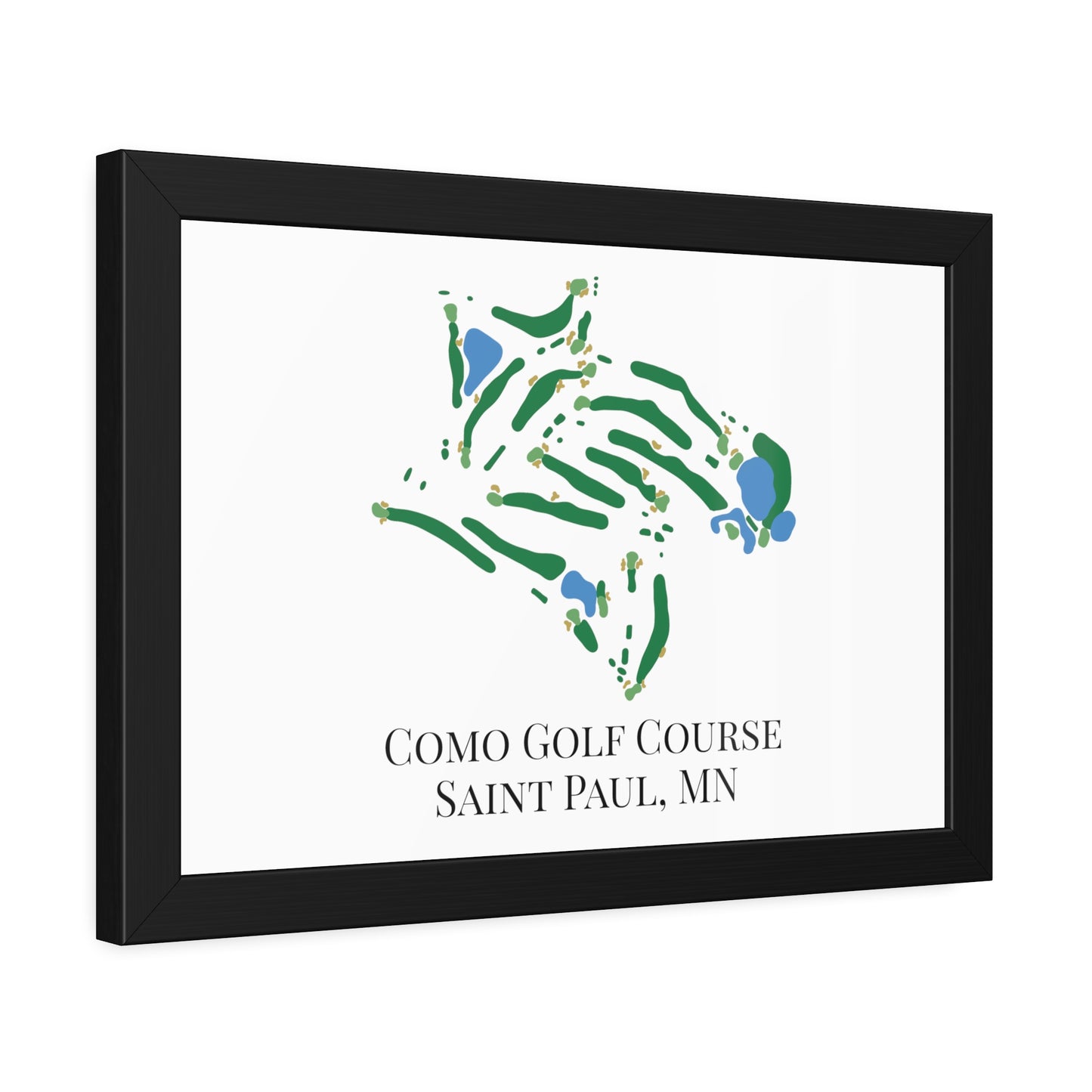 Como Golf Course Framed Print