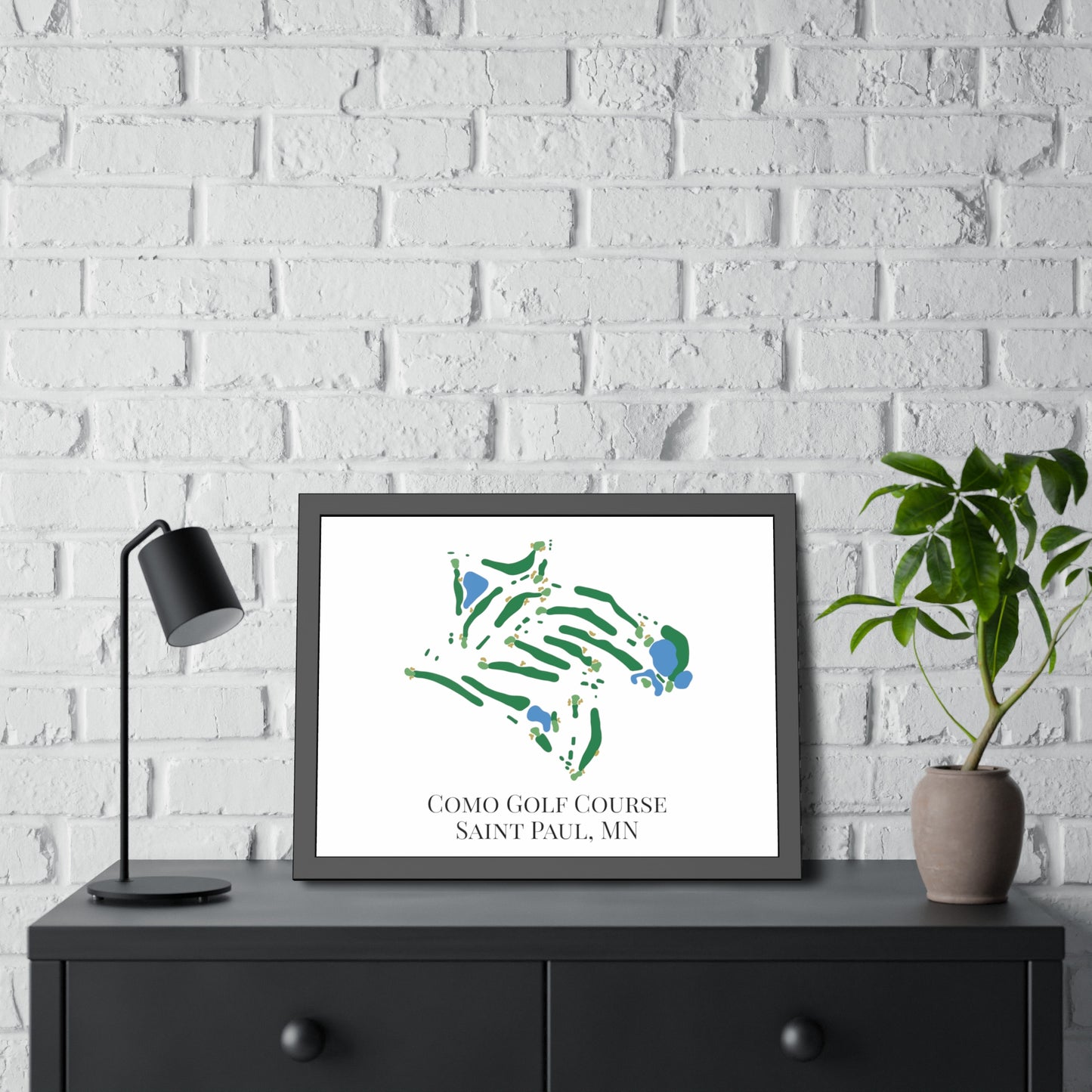 Como Golf Course Framed Print