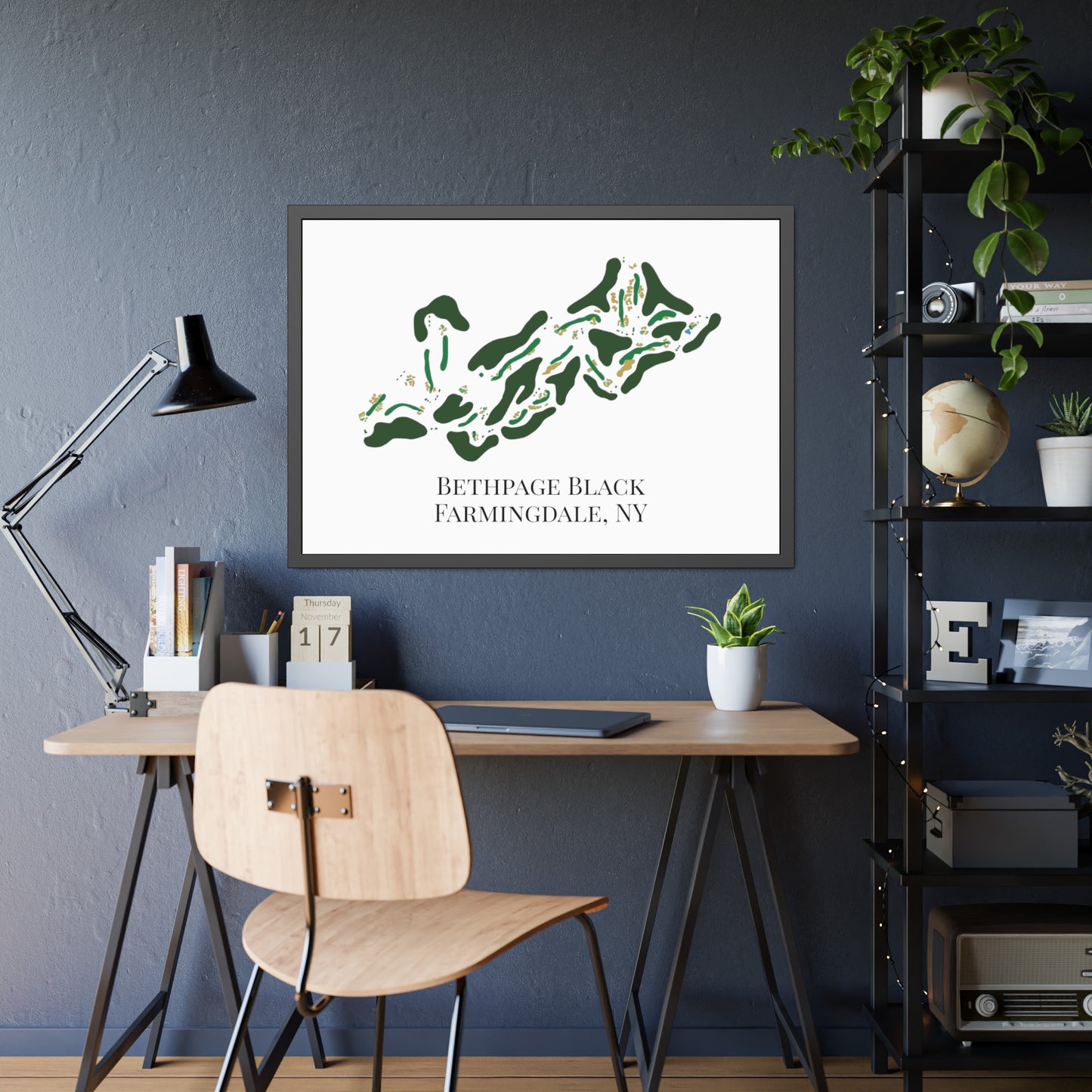Bethpage Black Framed Print