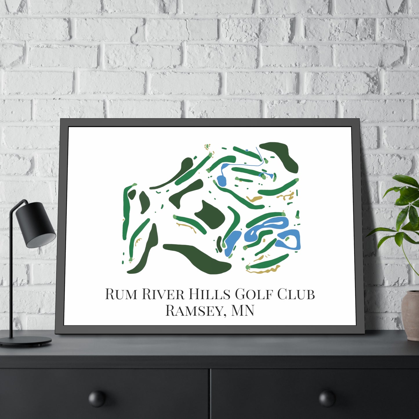 Rum River Hills Golf Club Framed Print