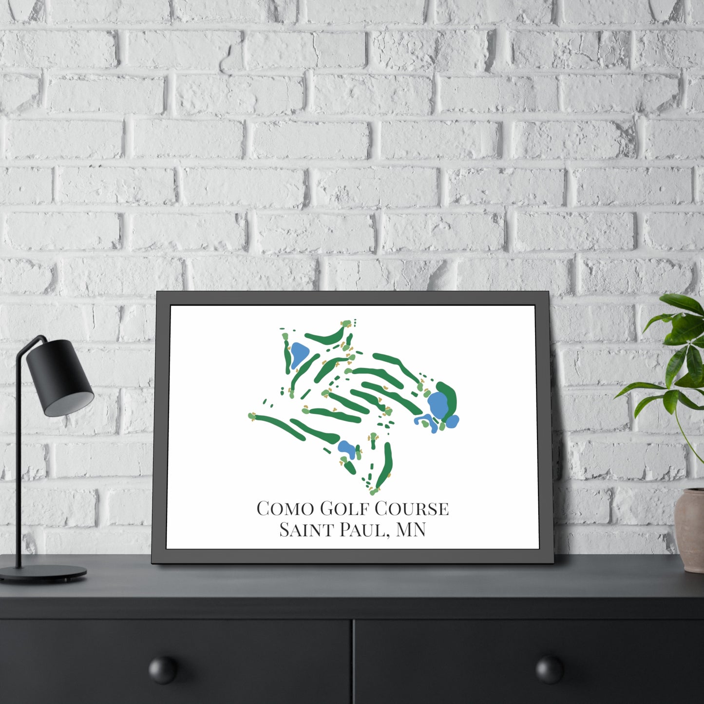 Como Golf Course Framed Print