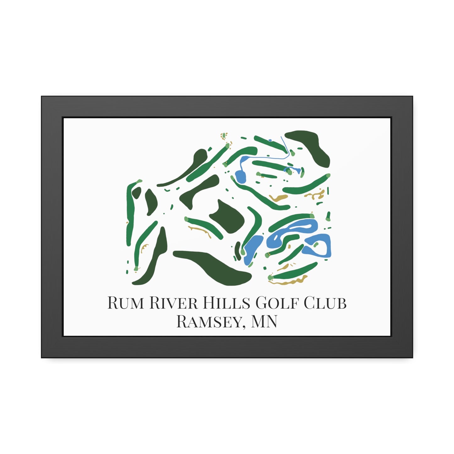 Rum River Hills Golf Club Framed Print