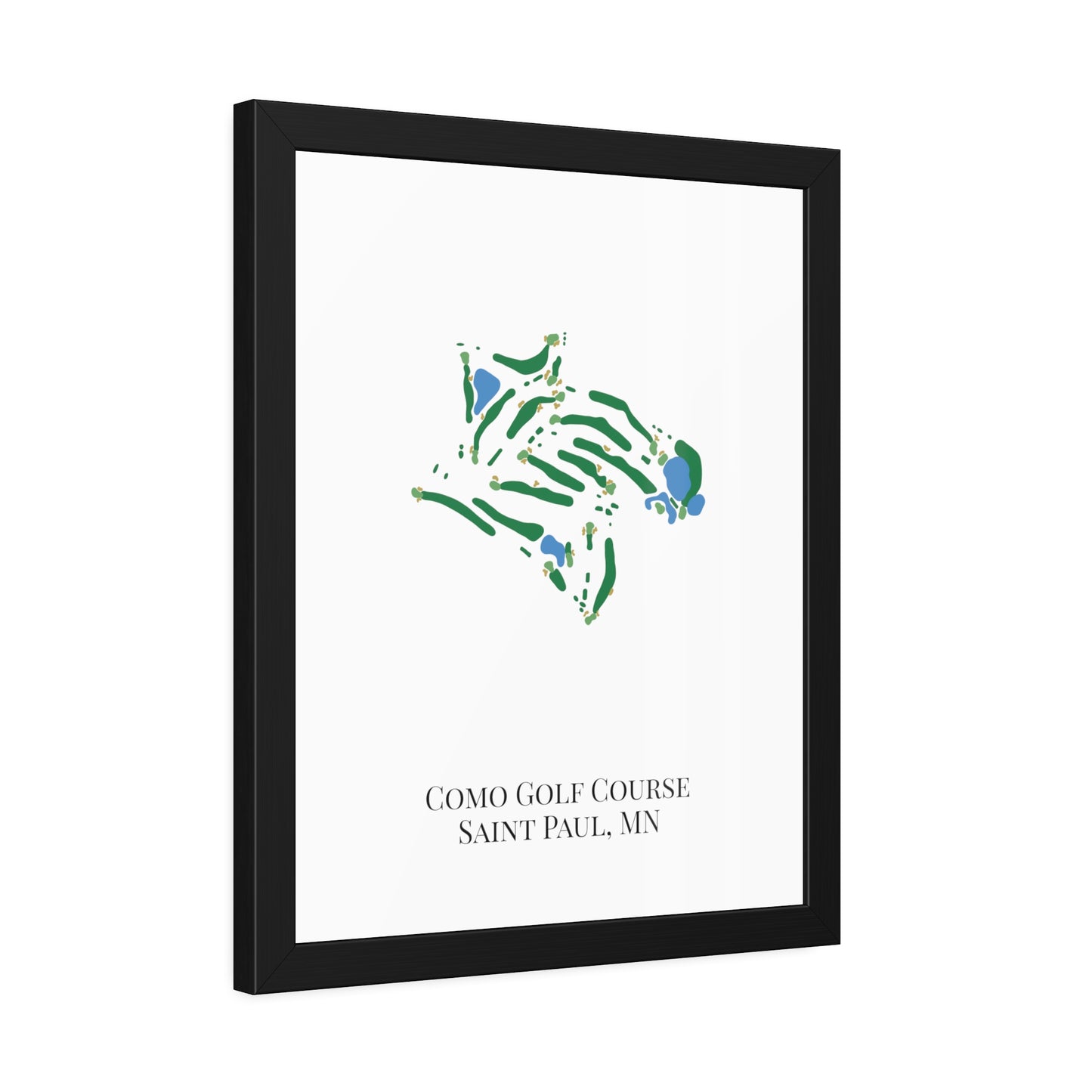 Como Golf Course Framed Print