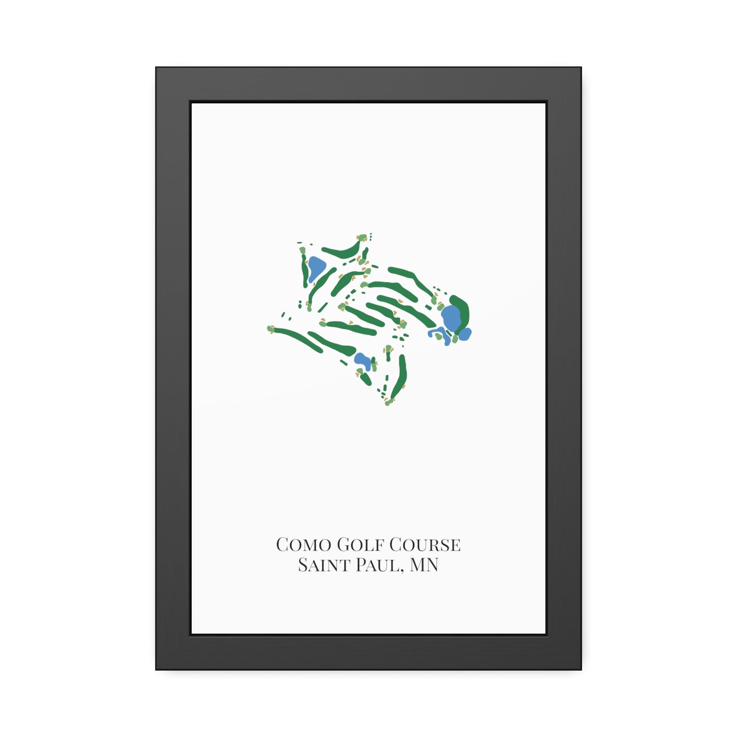 Como Golf Course Framed Print