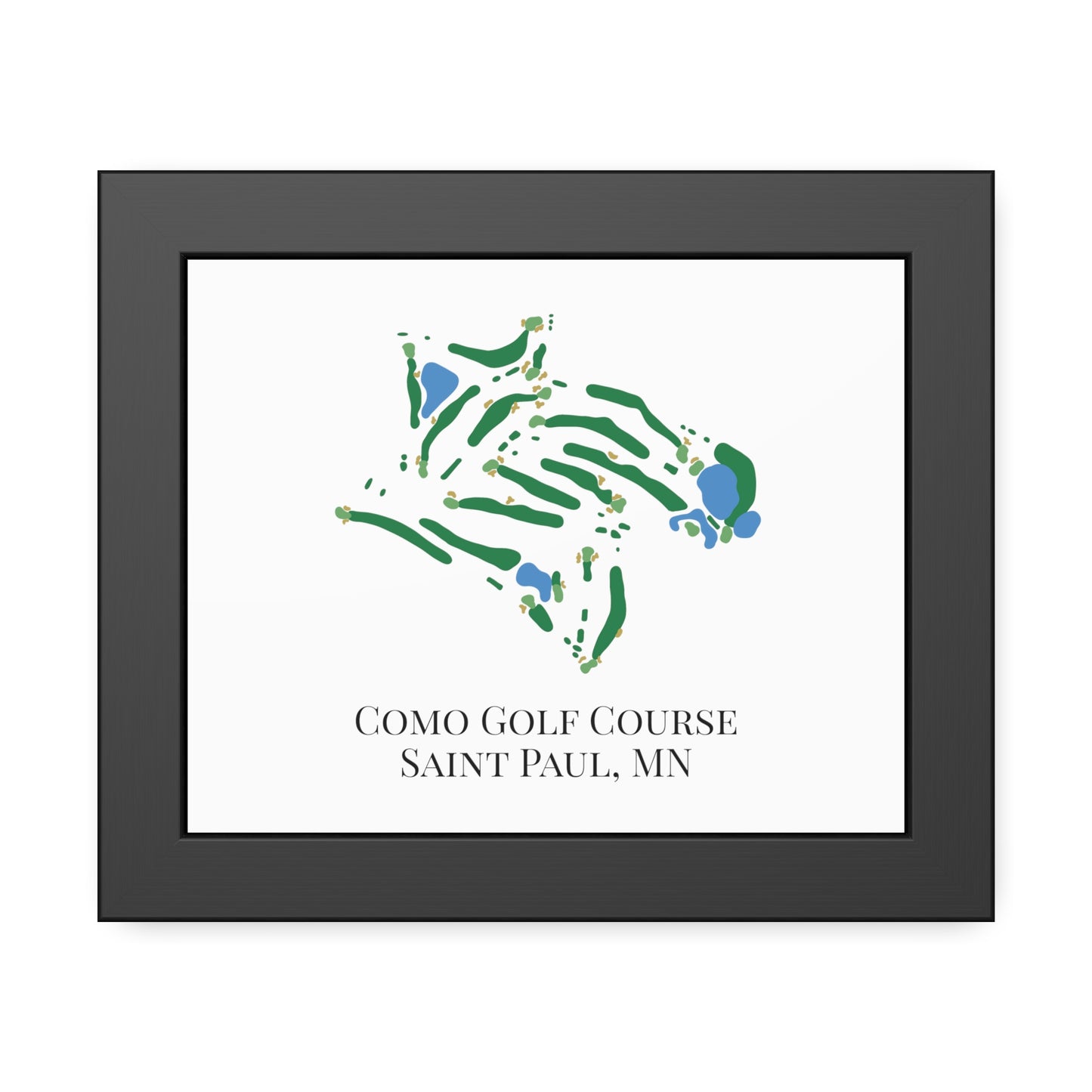 Como Golf Course Framed Print