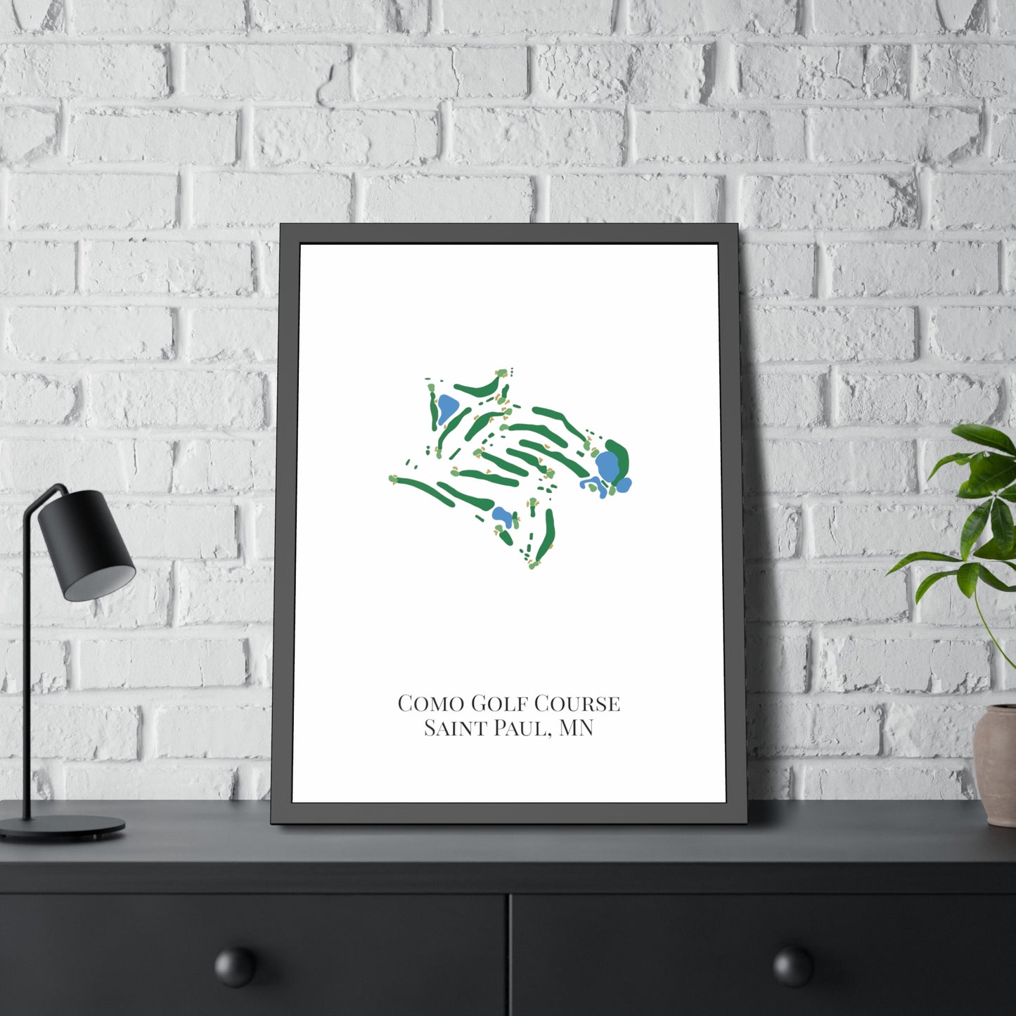 Como Golf Course Framed Print