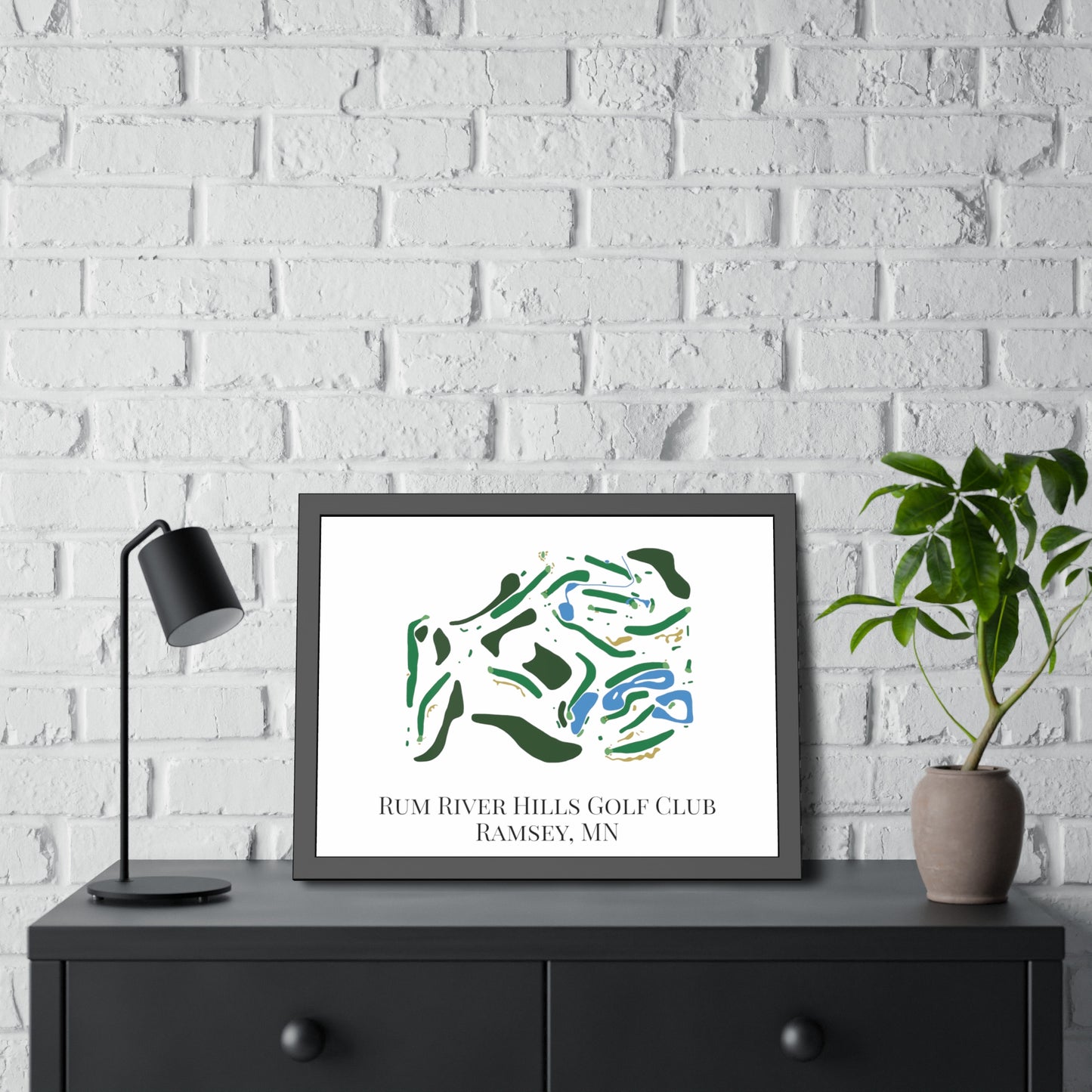 Rum River Hills Golf Club Framed Print