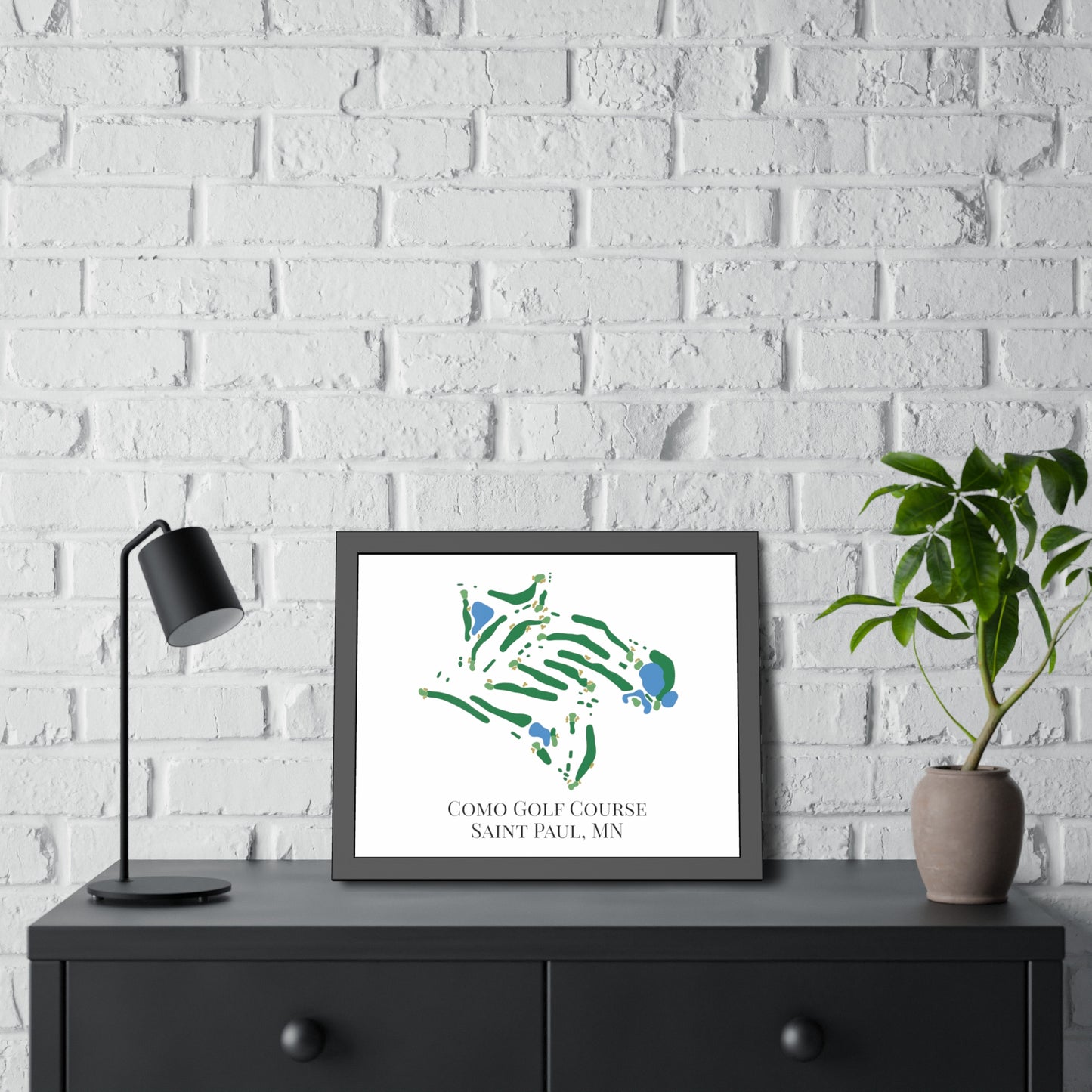 Como Golf Course Framed Print
