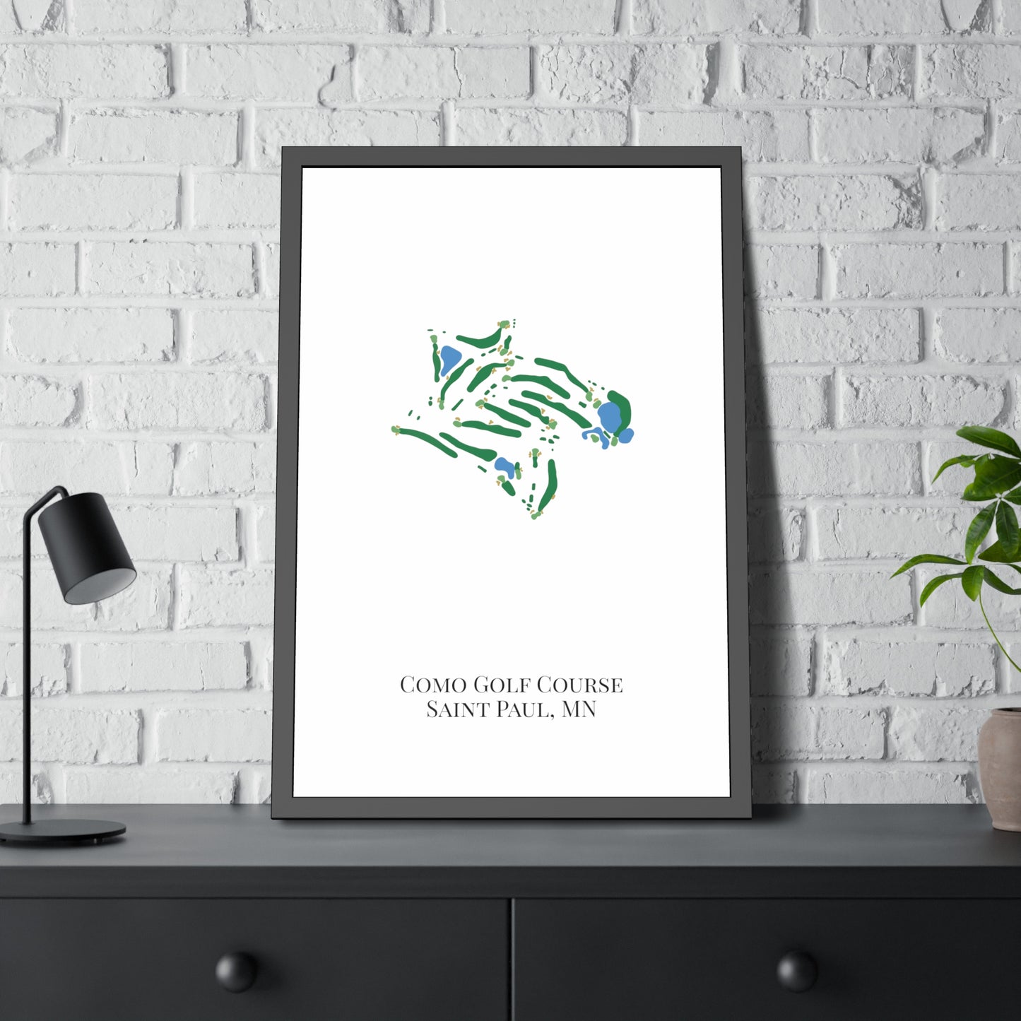 Como Golf Course Framed Print