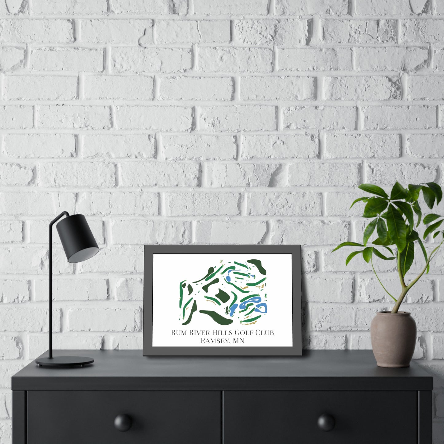Rum River Hills Golf Club Framed Print
