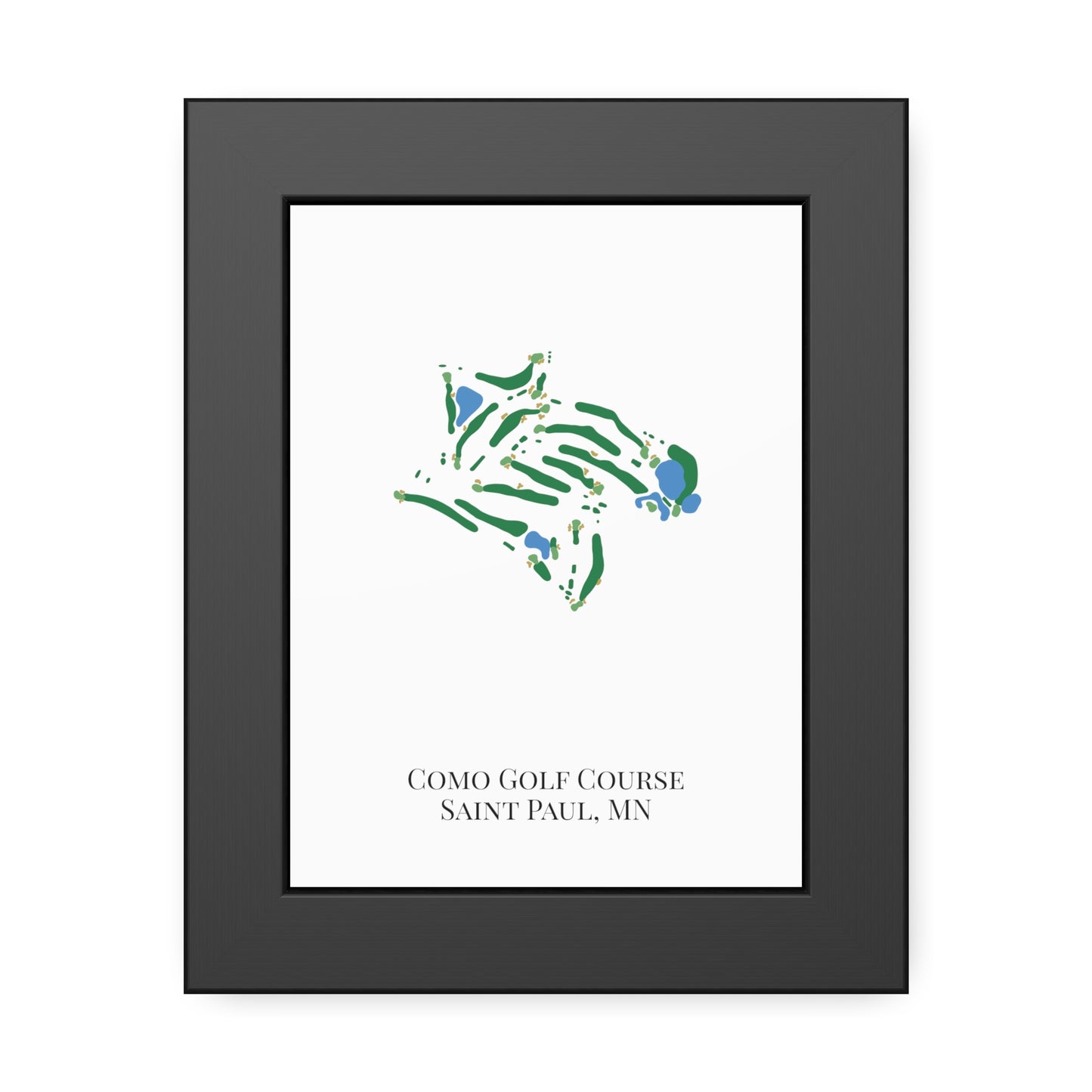 Como Golf Course Framed Print