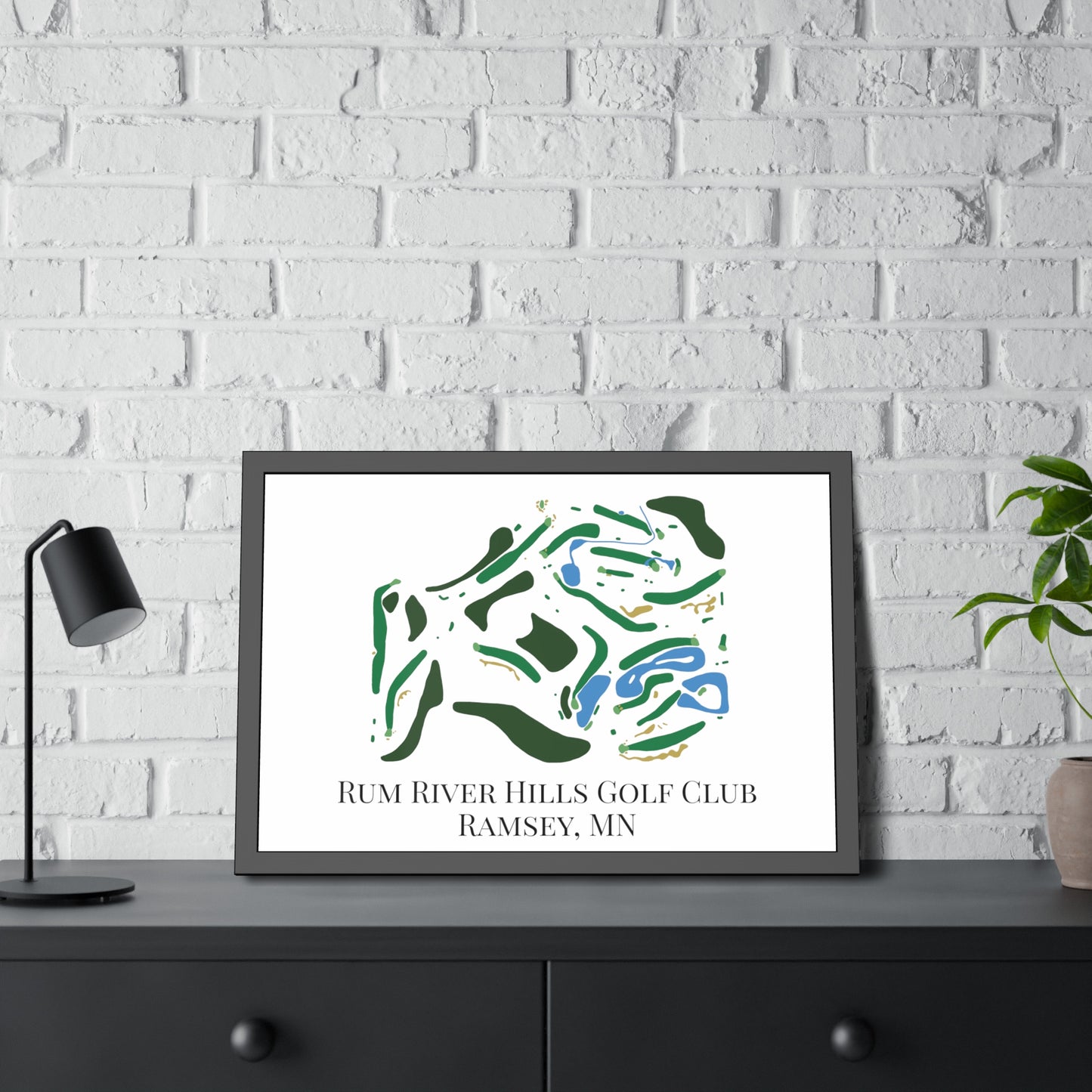 Rum River Hills Golf Club Framed Print