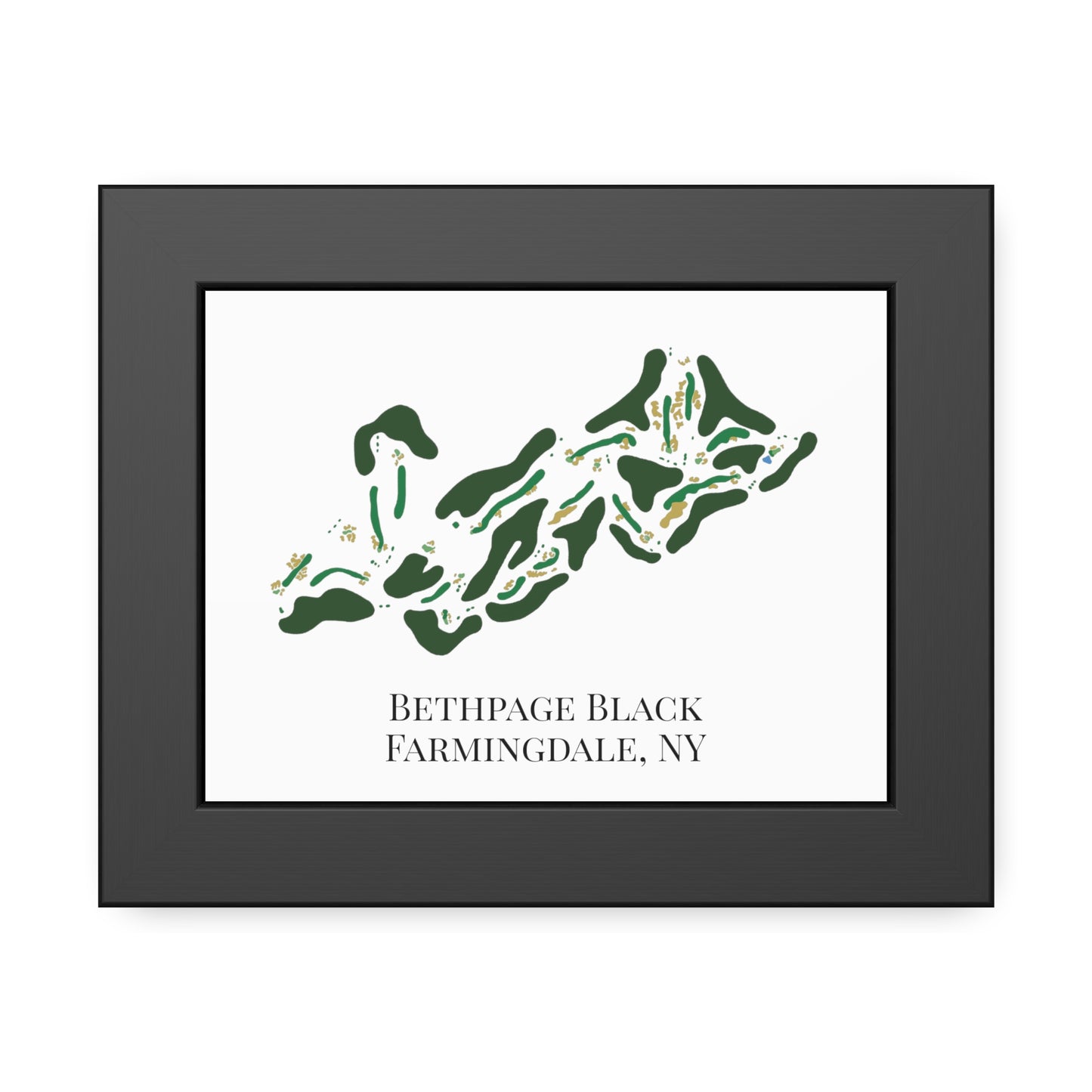 Bethpage Black Framed Print