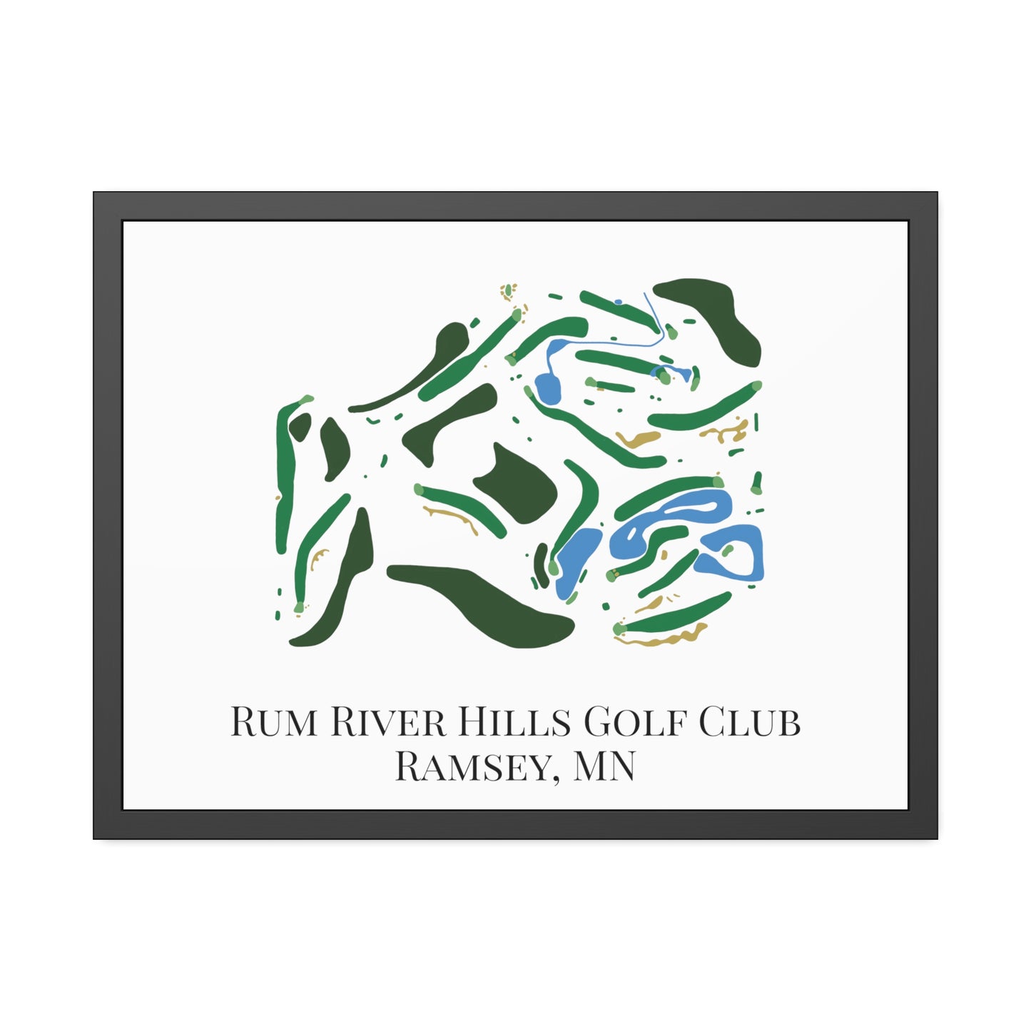Rum River Hills Golf Club Framed Print