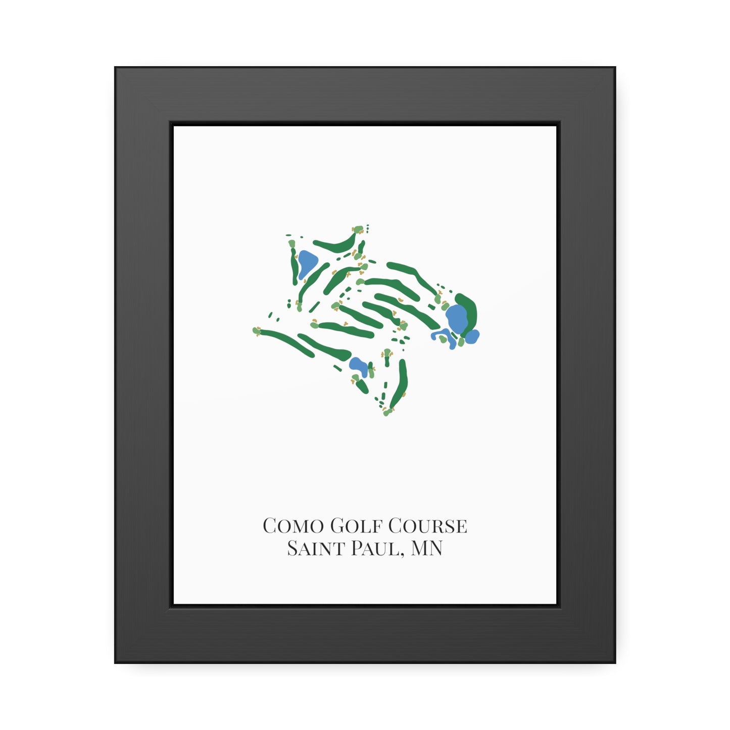 Como Golf Course Framed Print