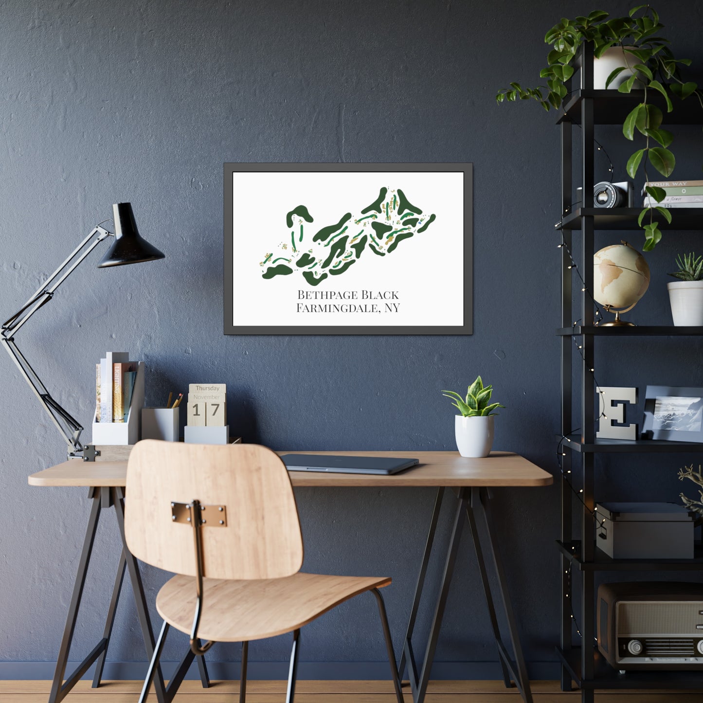 Bethpage Black Framed Print